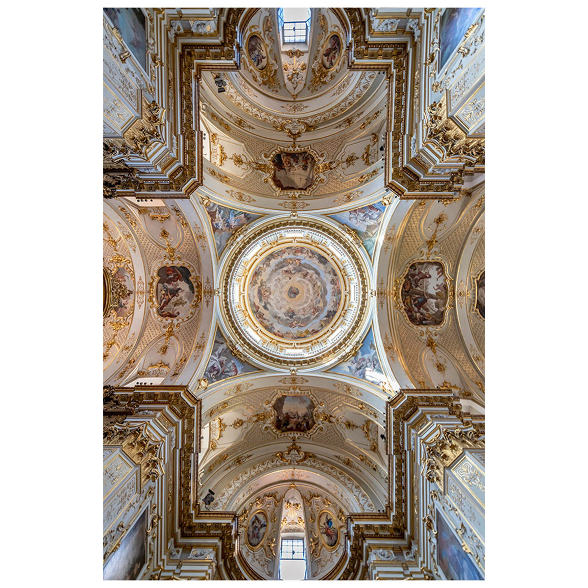 Bergamo, Italy Church Ceiling