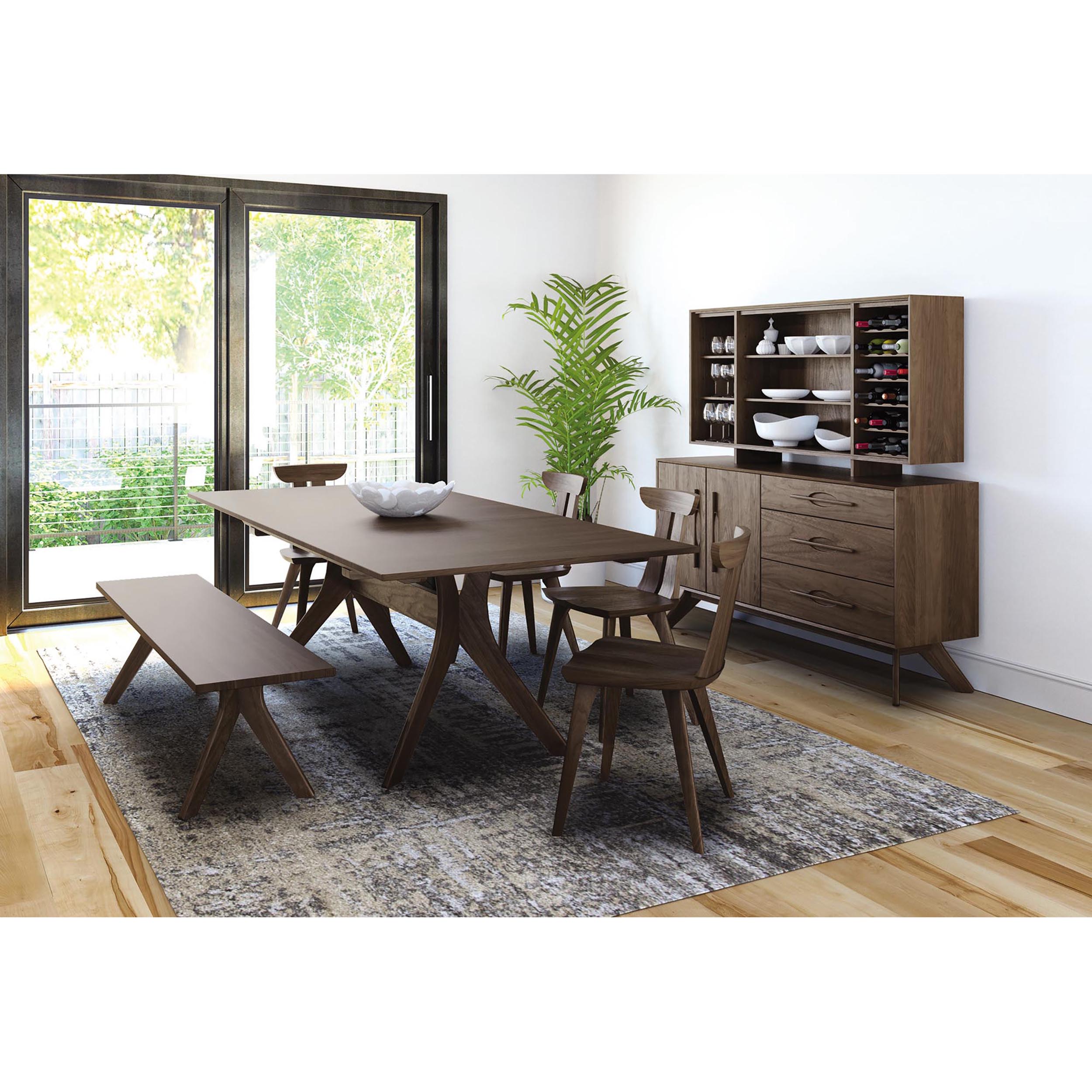 Audrey Extension Table, Natural Walnut