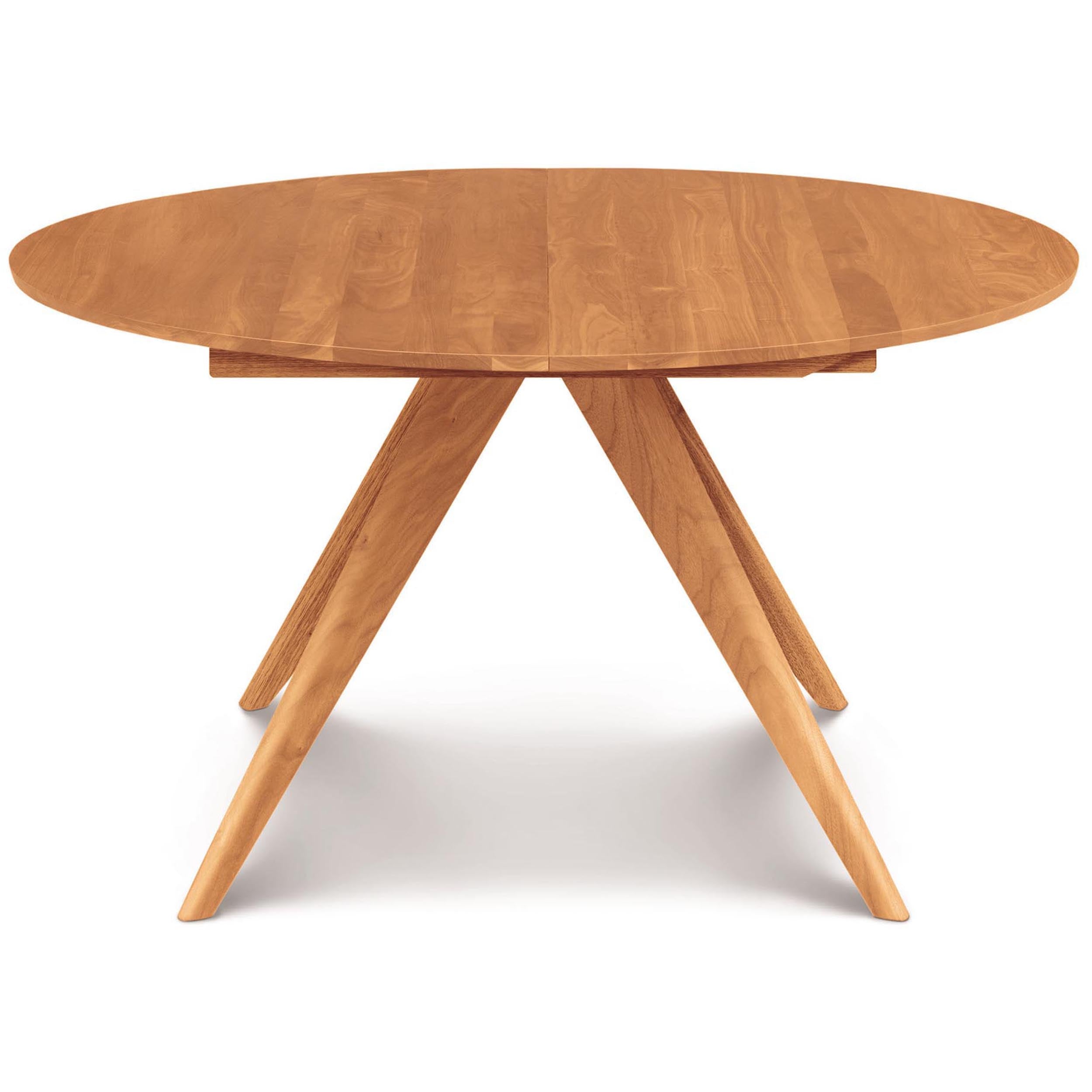 Catalina Round Extension Table, Natural Cherry