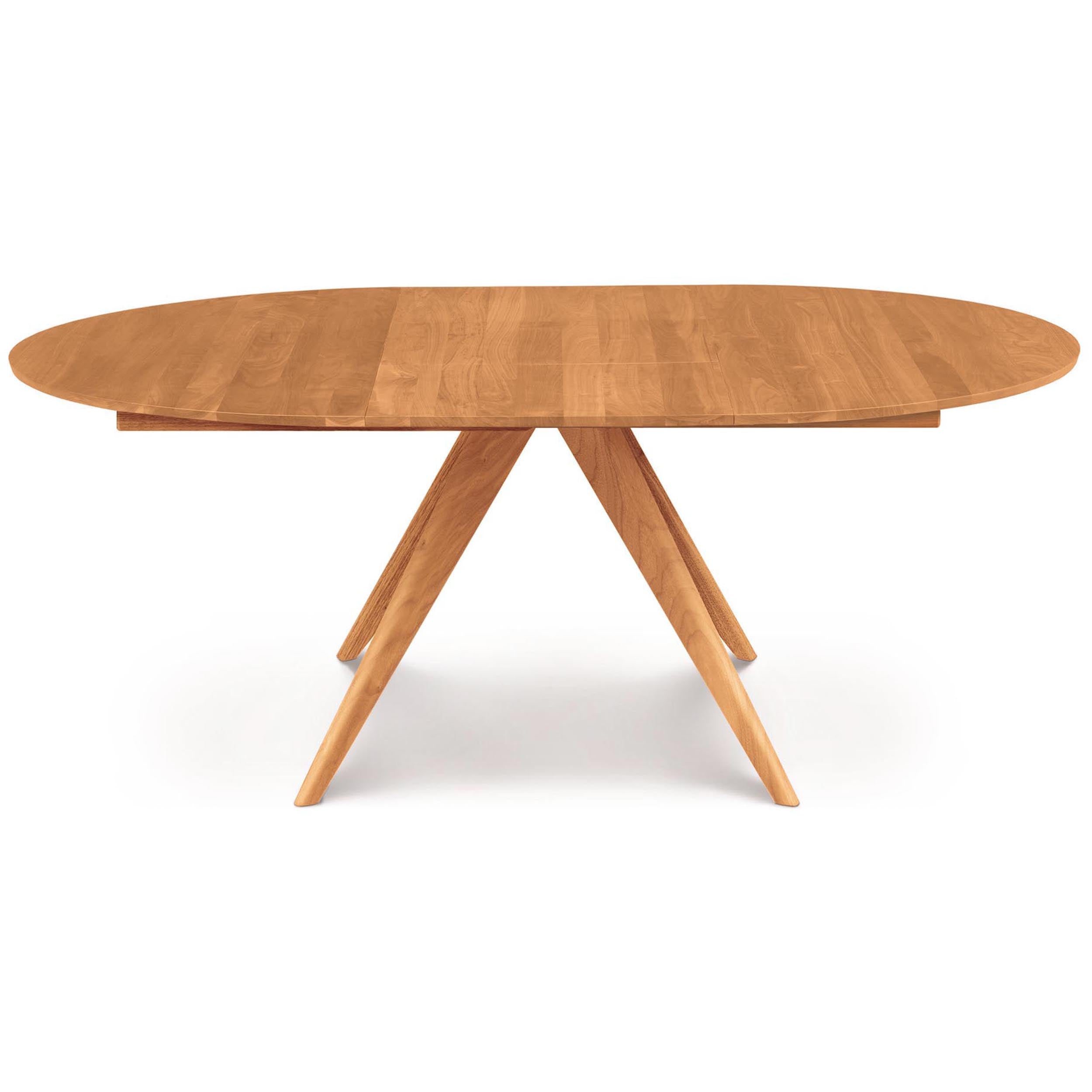 Catalina Round Extension Table, Natural Cherry