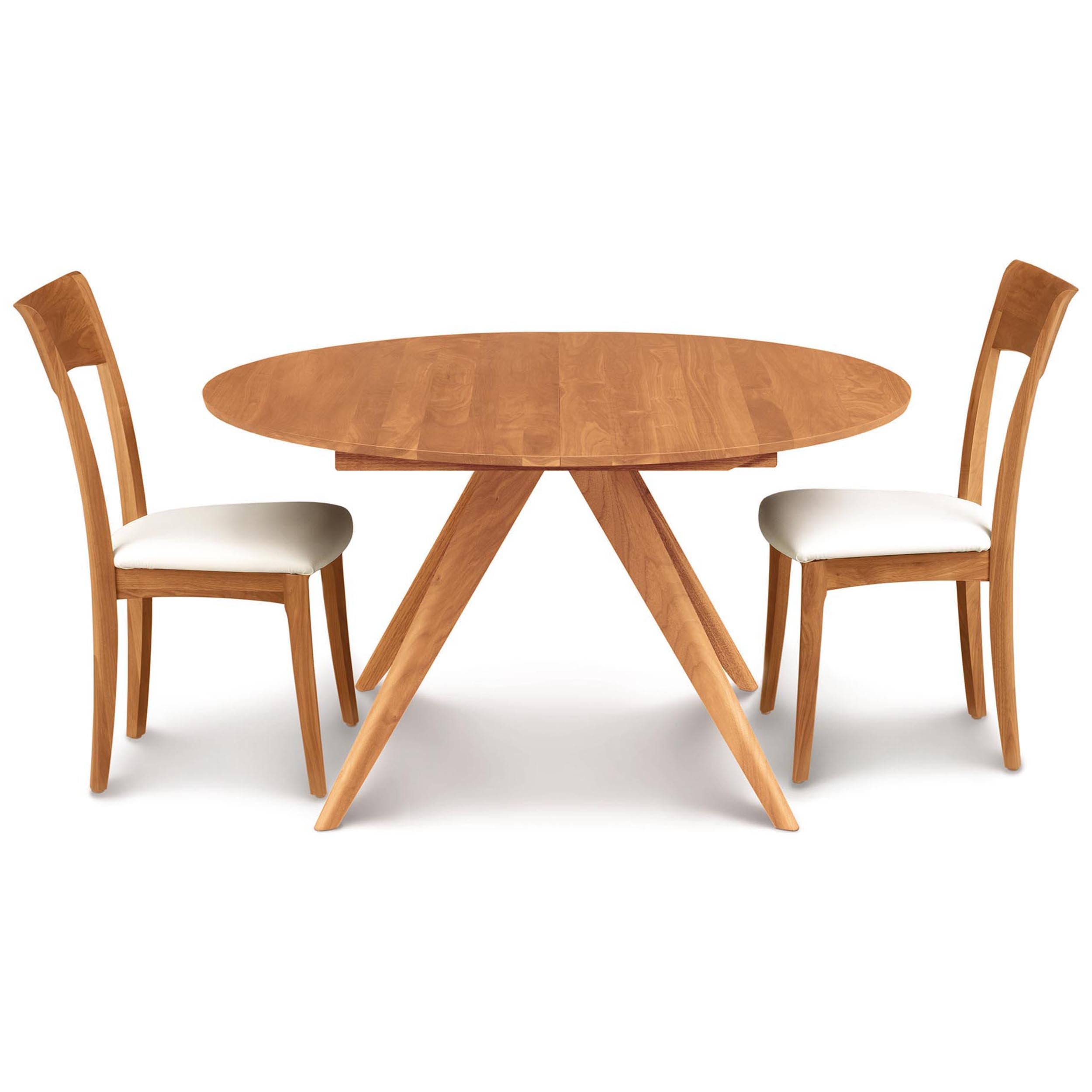 Catalina Round Extension Table, Natural Cherry
