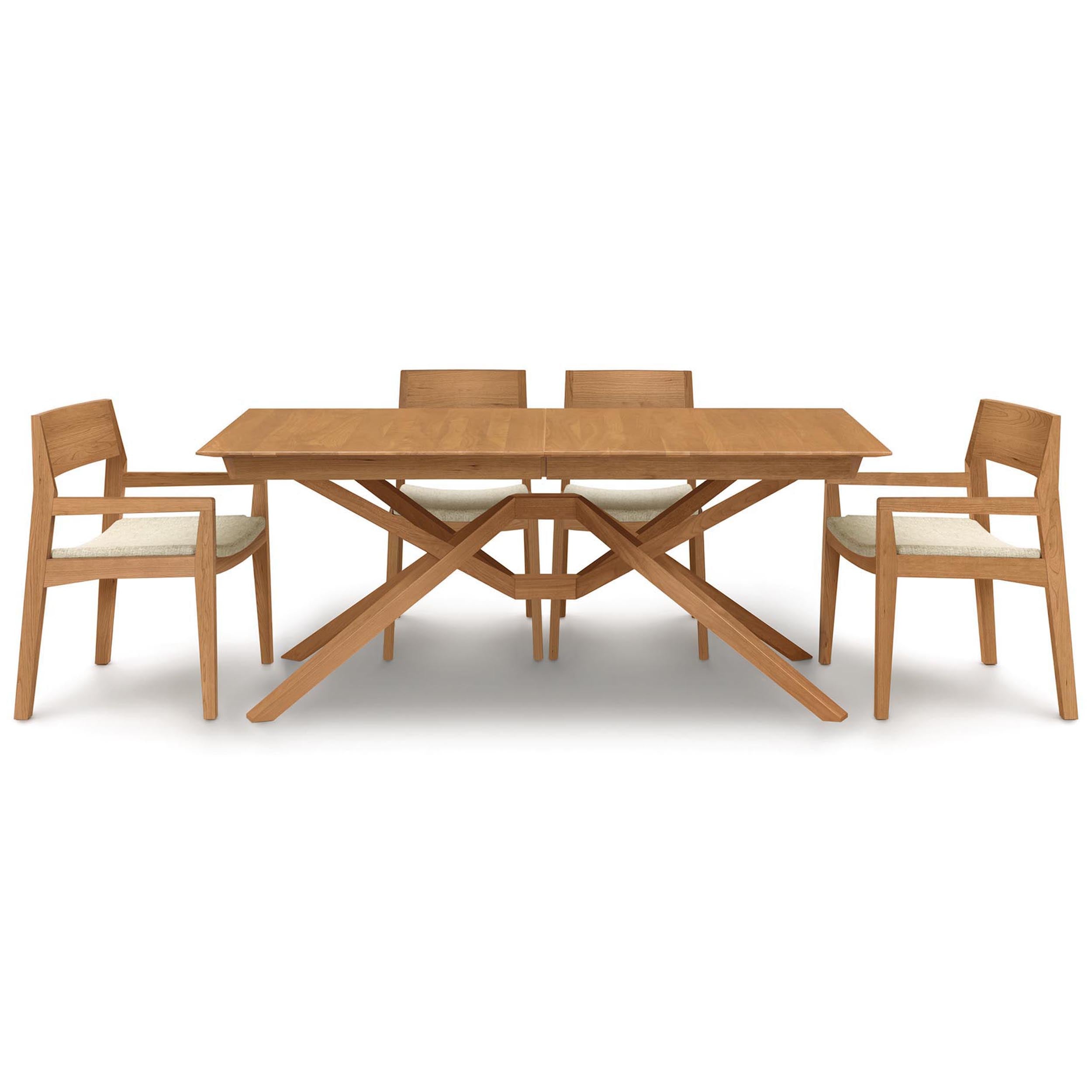 Exeter Double Leaf Extension Table, Natural Cherry