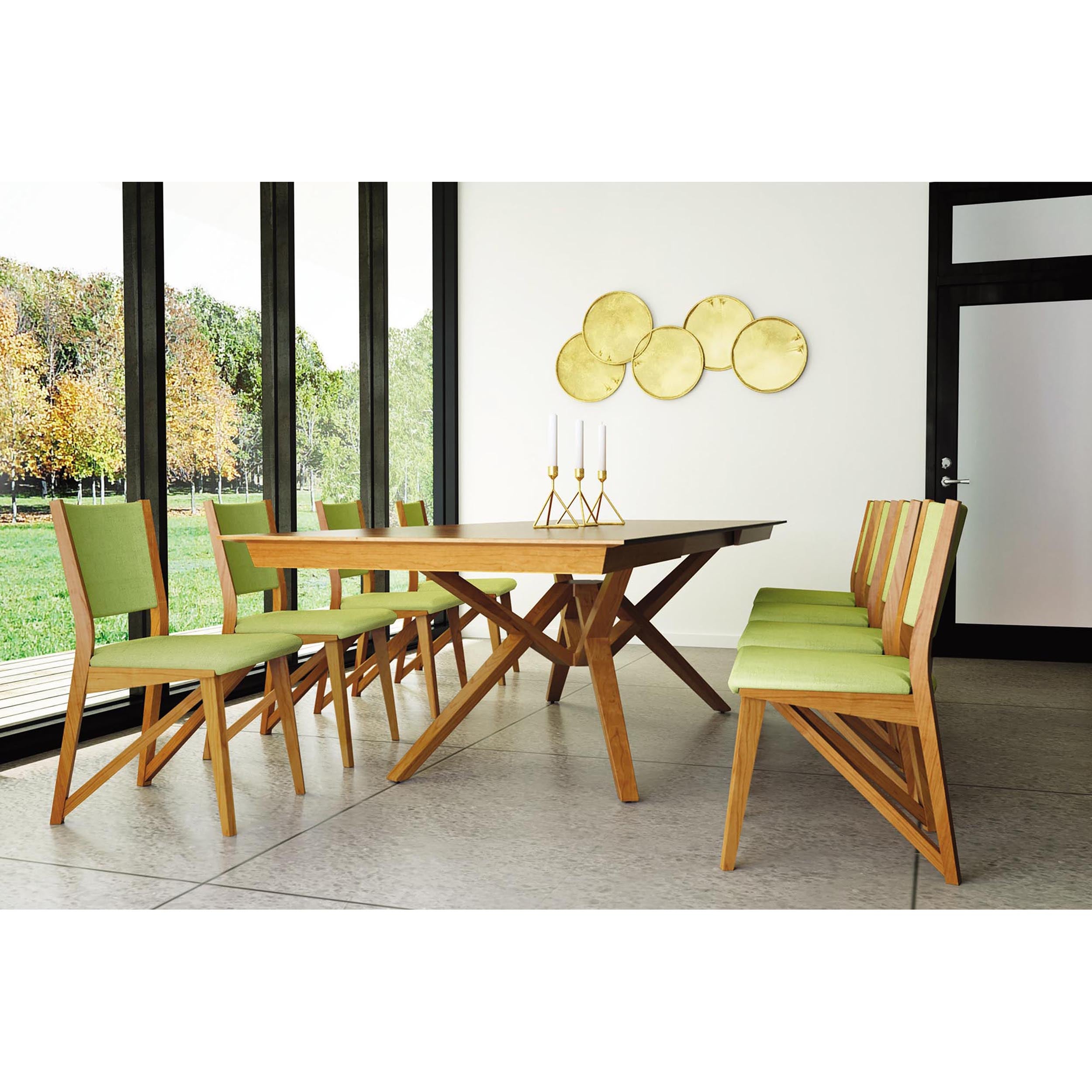 Exeter Double Leaf Extension Table, Natural Cherry