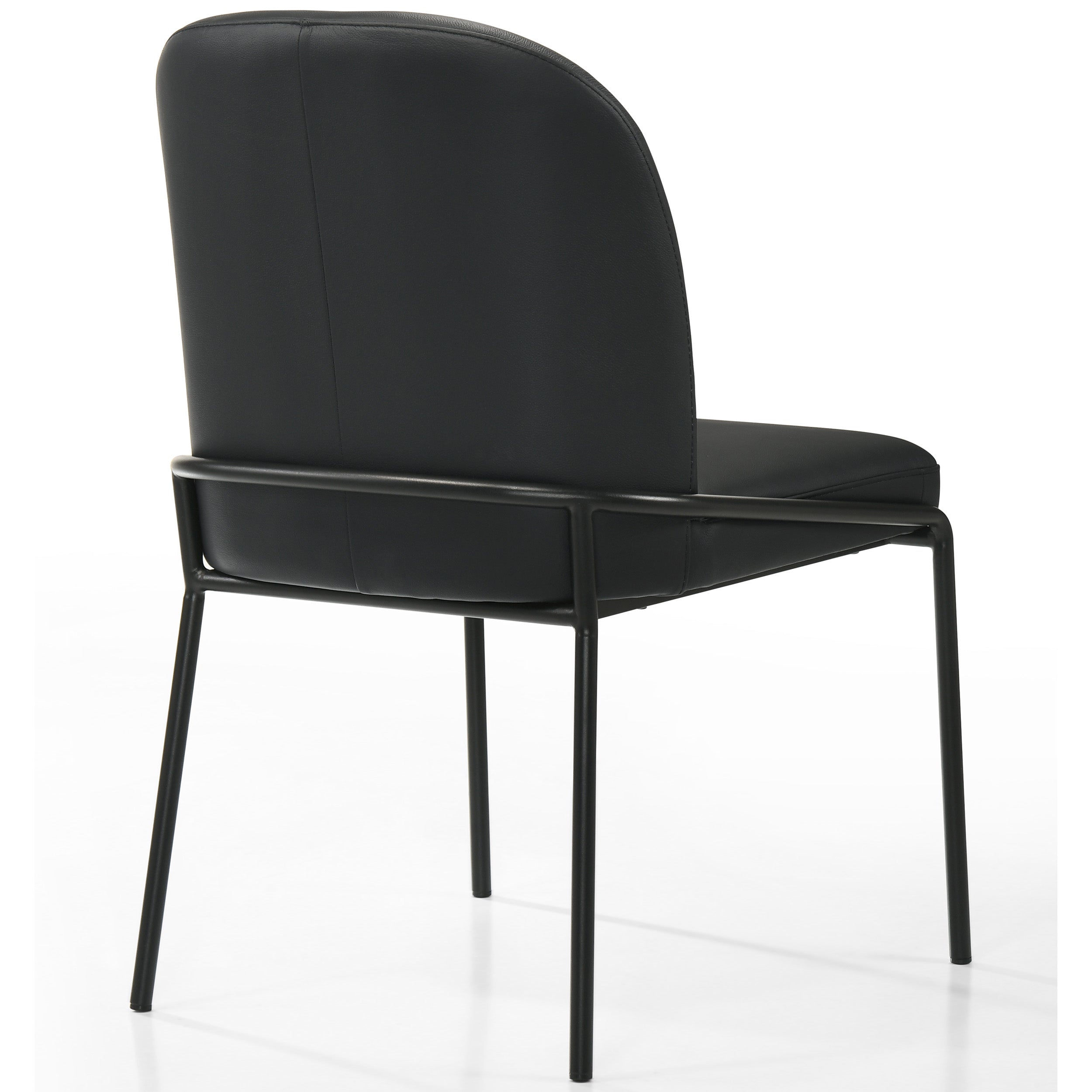 Lene 61244M Dining Chair, Black, Set of 2