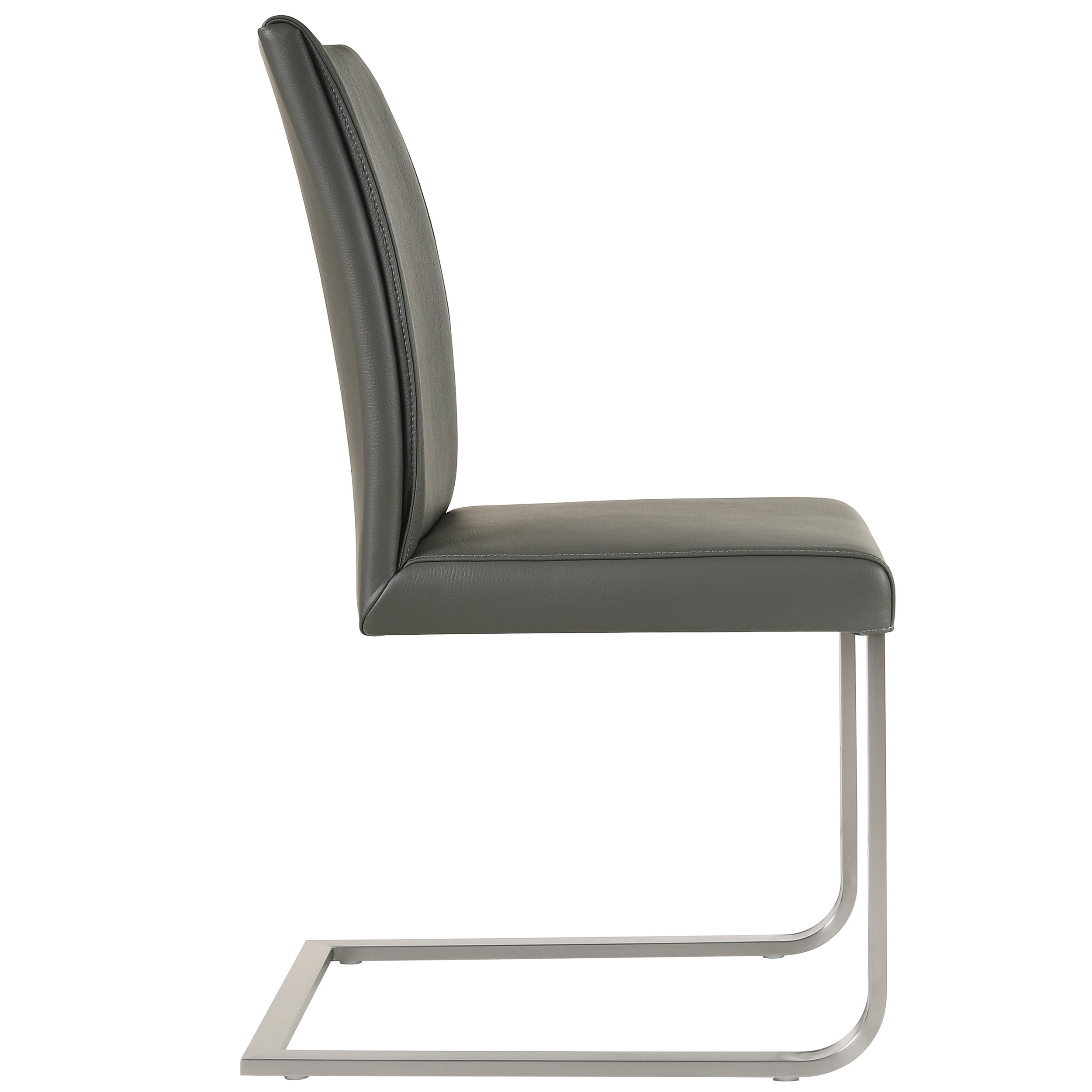 Bonn 6876L Dining Chair, Dark Grey, Set of 2