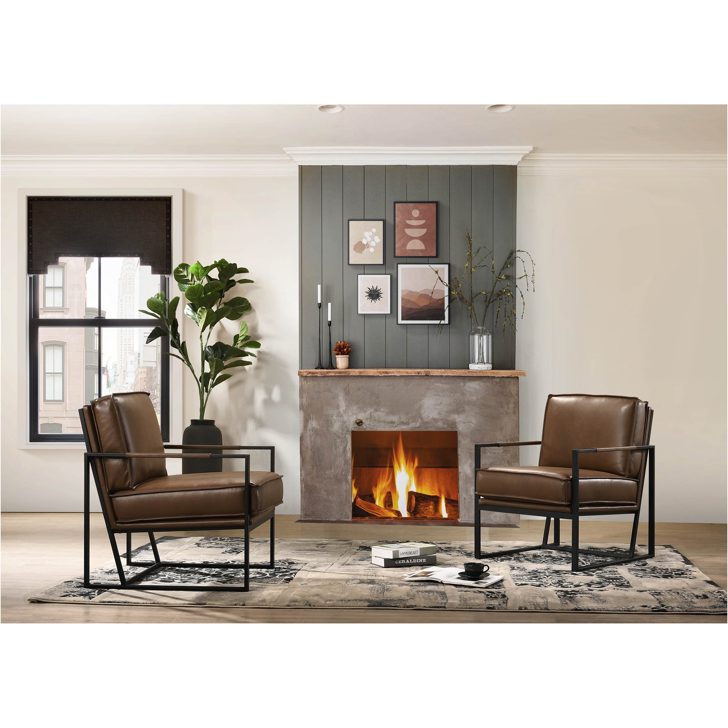 Boca 6904 Occasional Chair, Mahogany