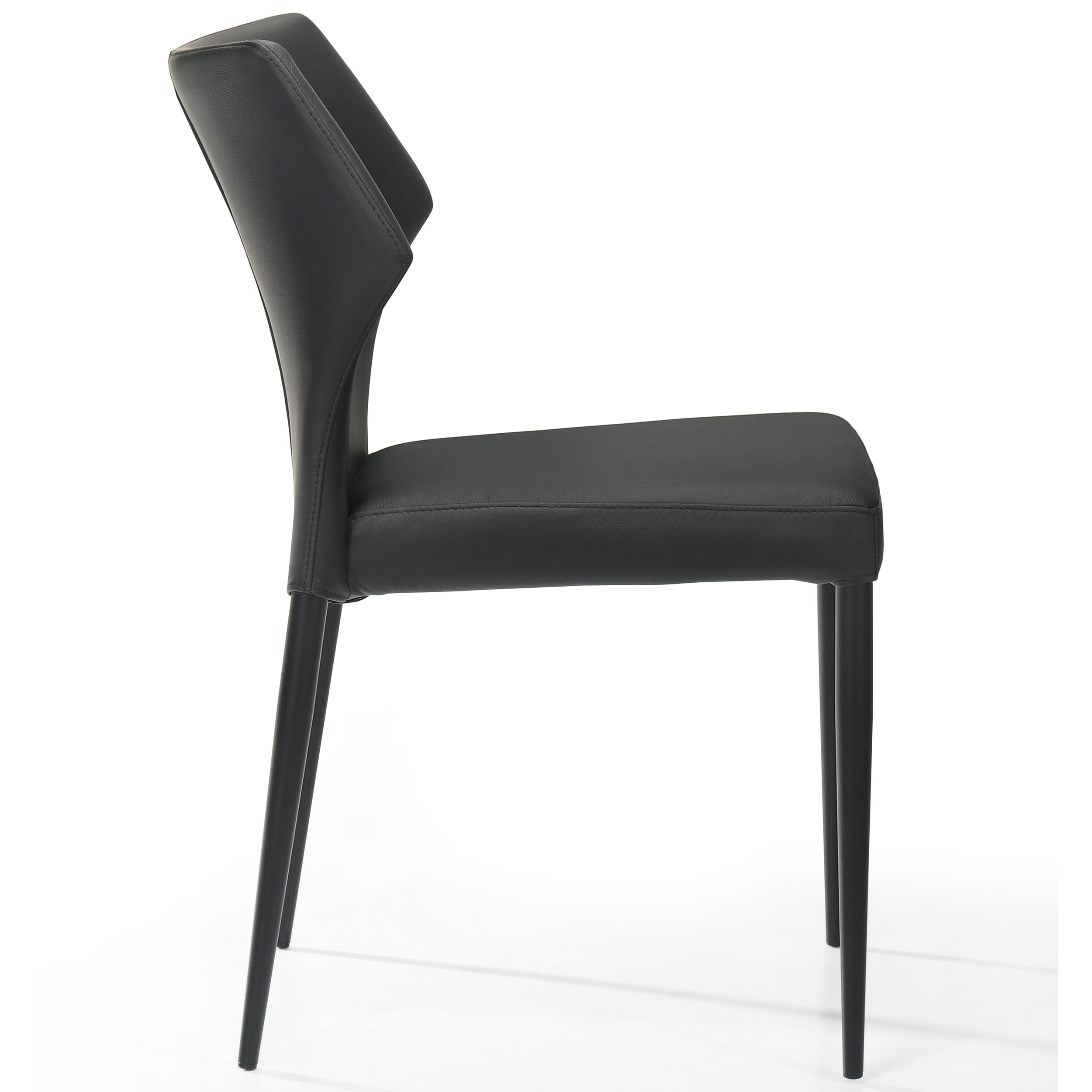 Luke 6911KM Dining Chair, Black, Set of 2