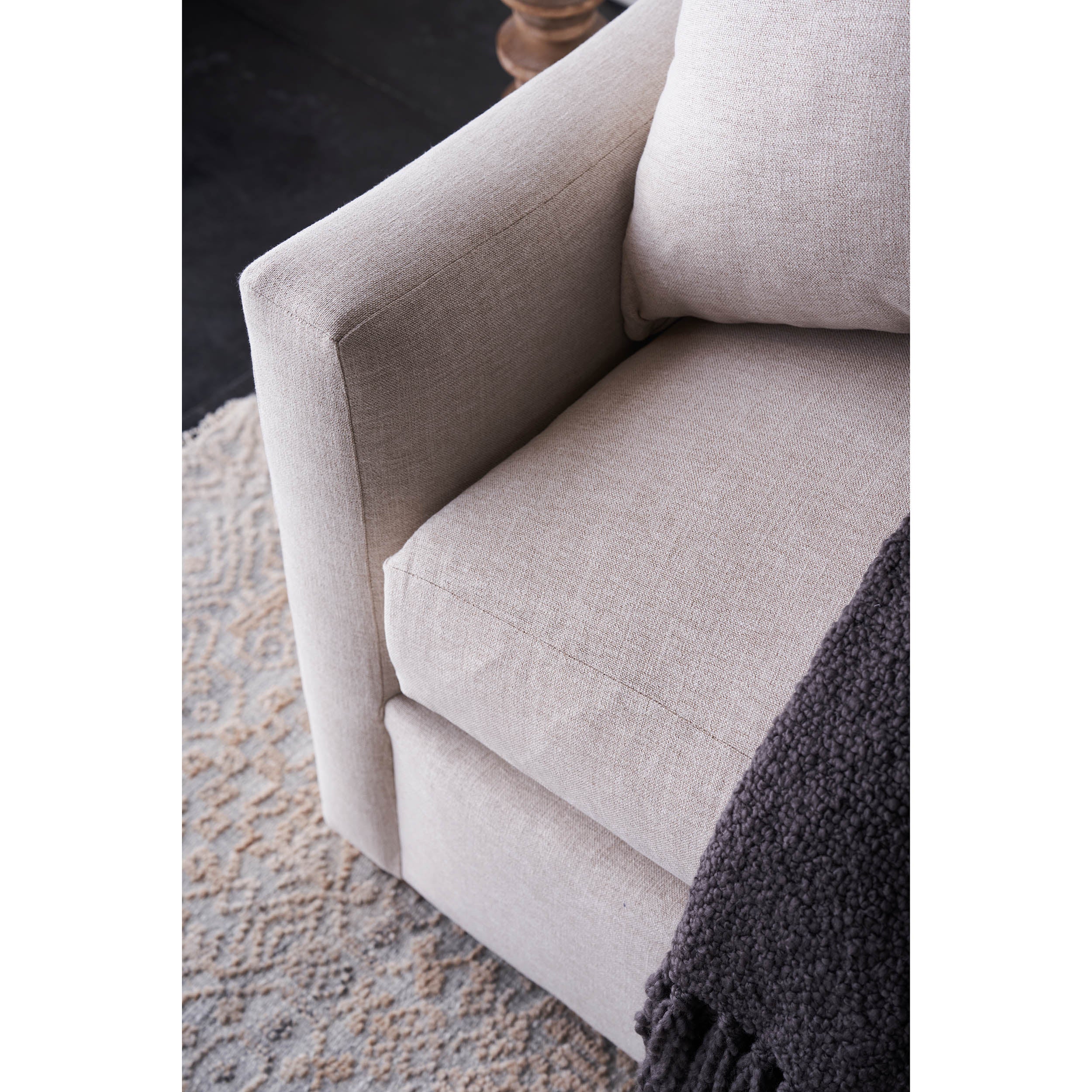 88" Quick Ship Bradford - Neutral Kid-proof Texture, Beige