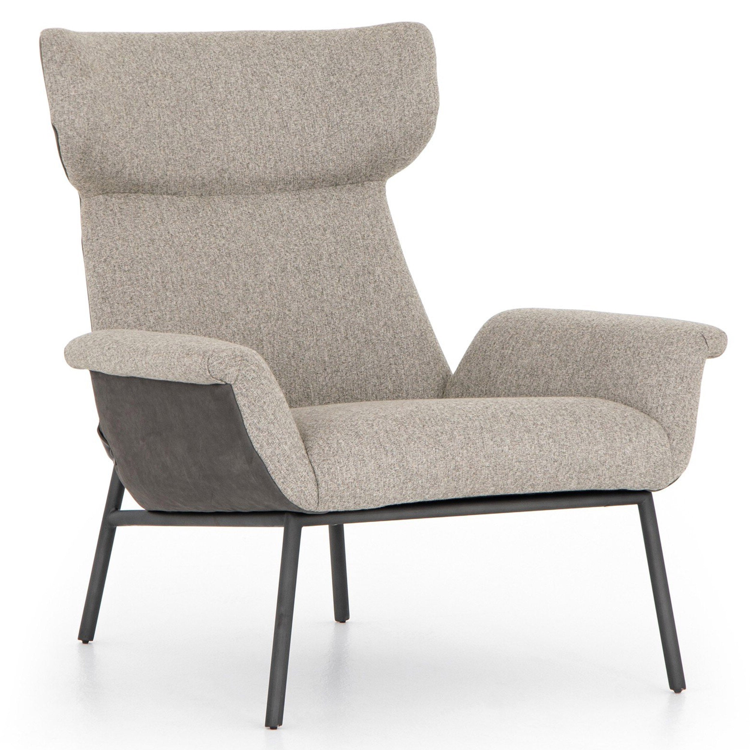 Anson Chair, Nubuck Charcoal
