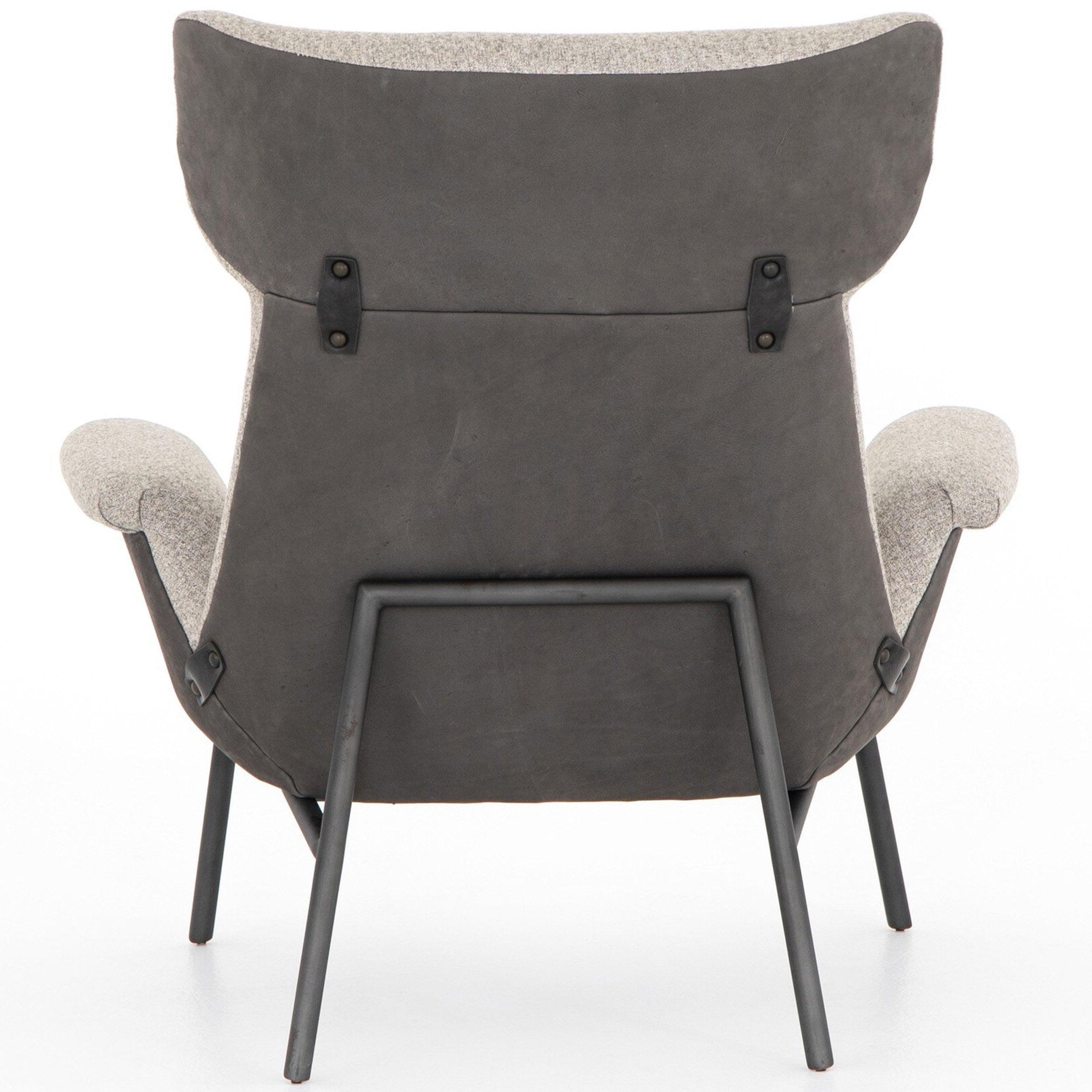 Anson Chair, Nubuck Charcoal