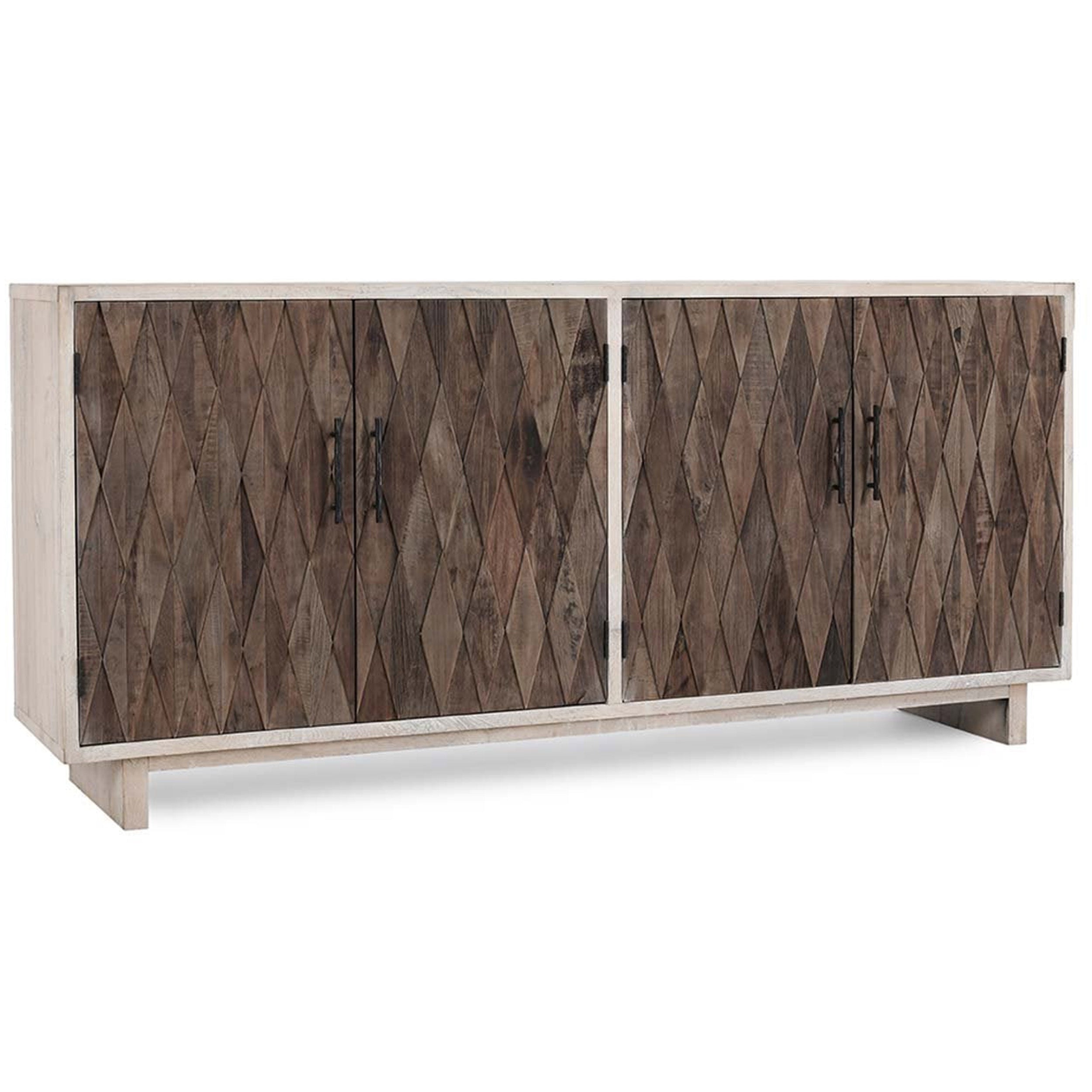 Anton 4Dr Cabinet, Beige/Natural