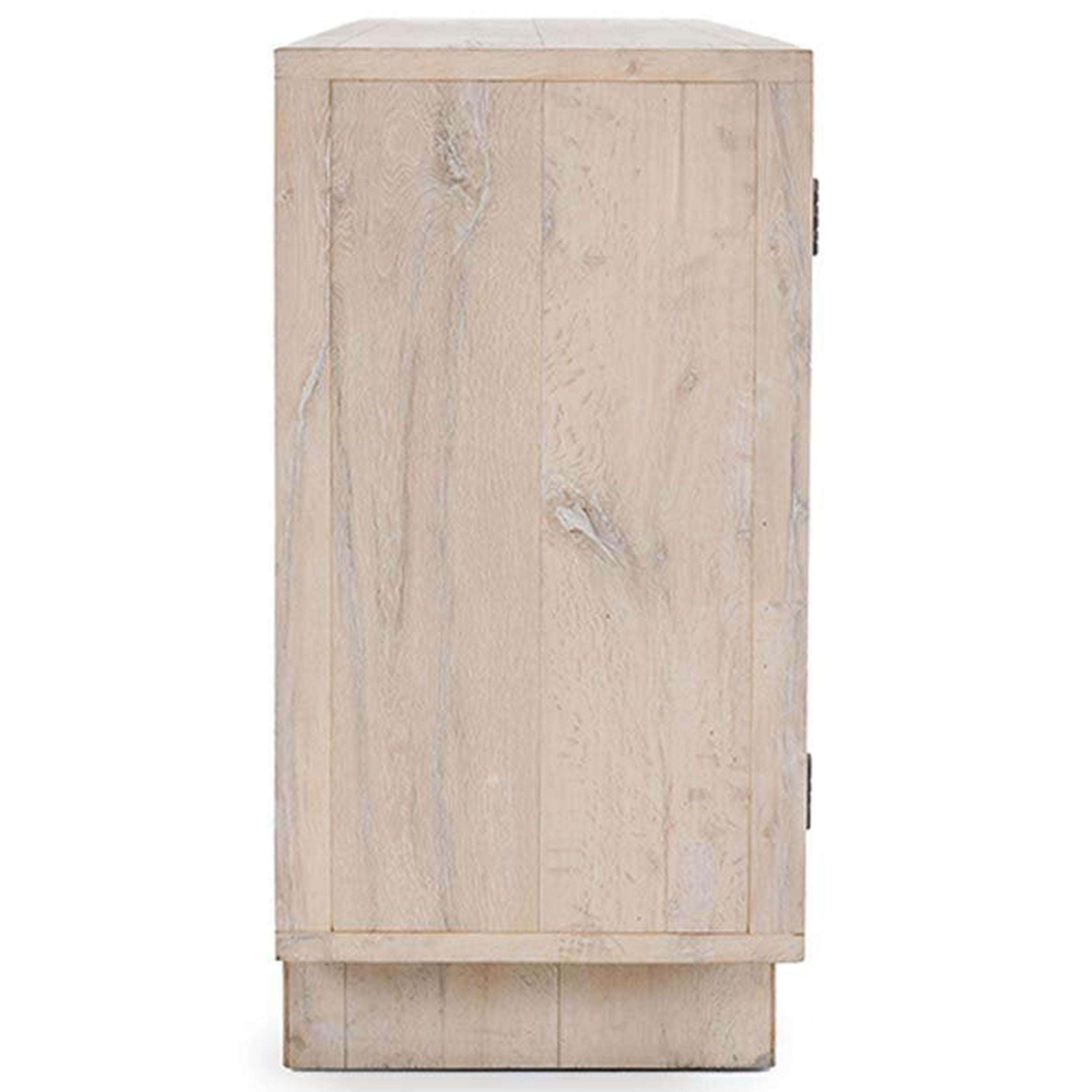 Anton 4Dr Cabinet, Black/Natural