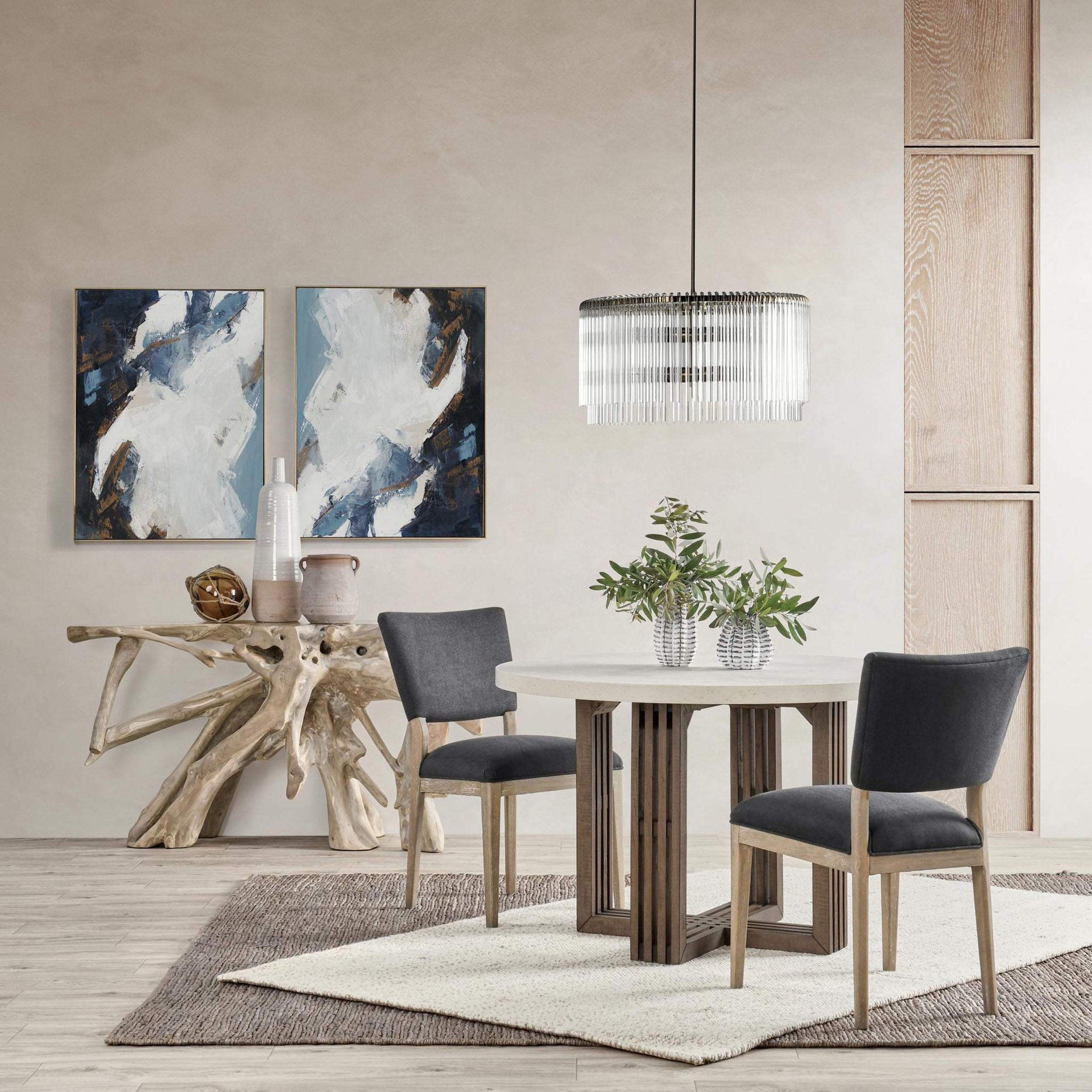 Aspen Round Dining Table, Natural Pine