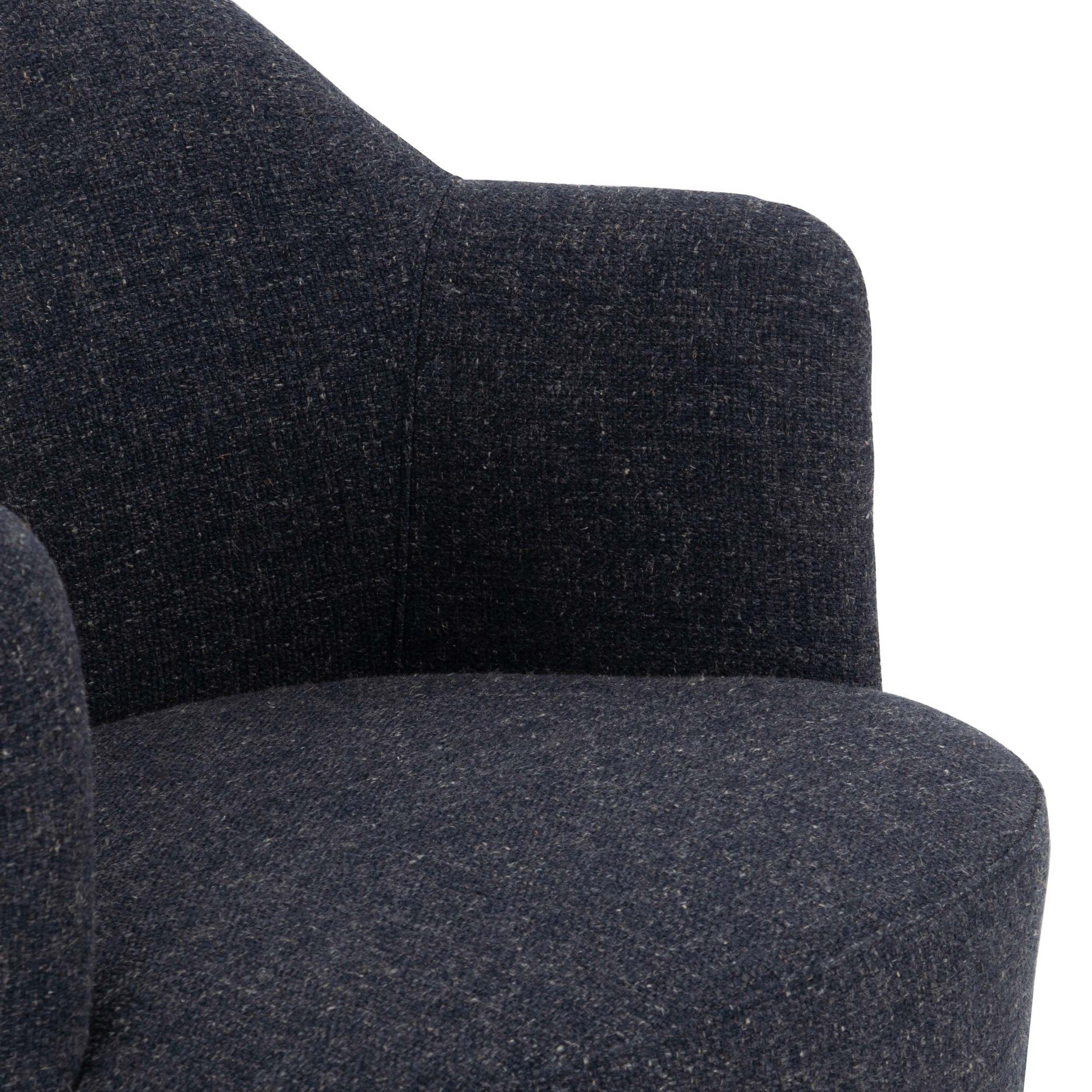 Aurora Swivel Chair, Thames Slate