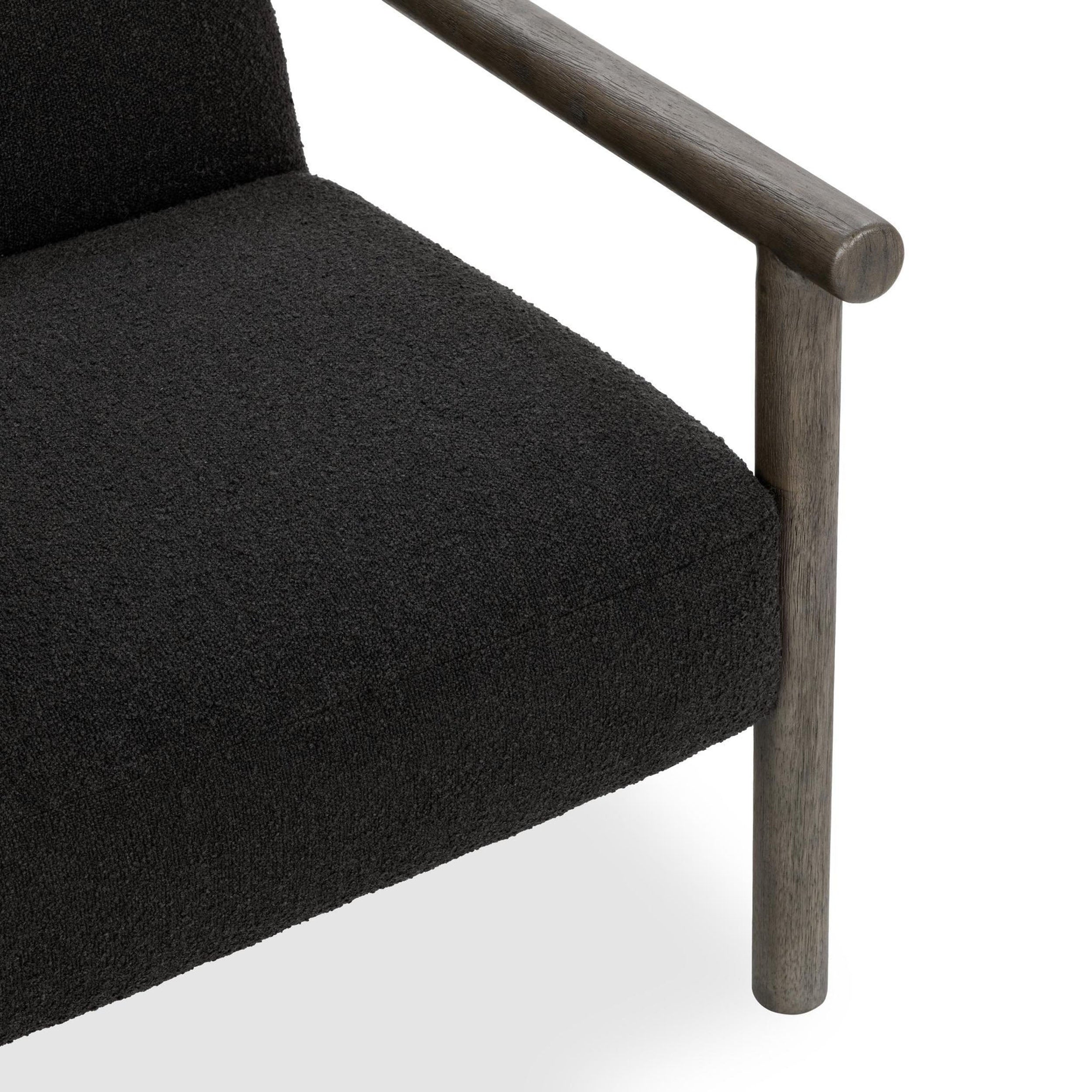 Azoria Accent Chair, Charcoal
