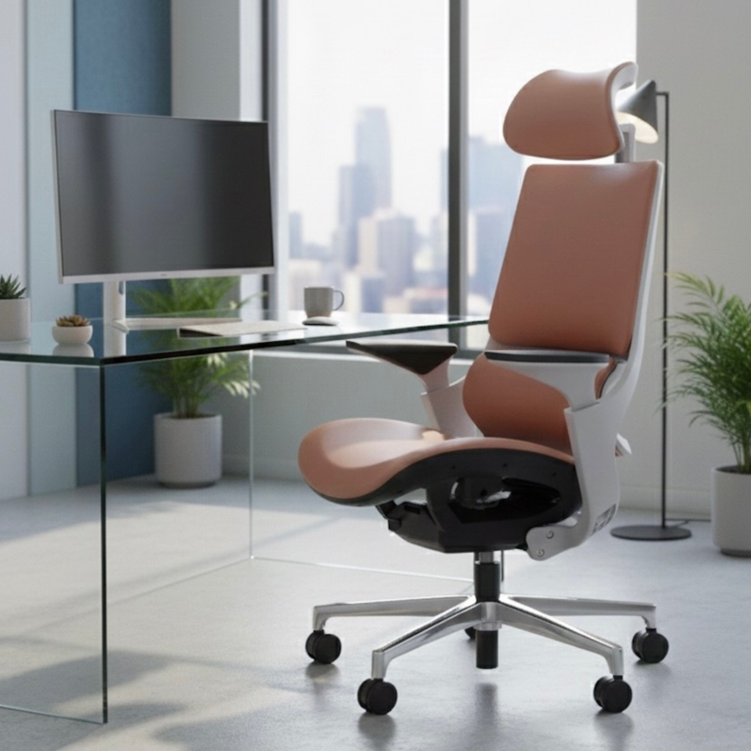 Yoda B1A-B Office Chair, Coffee