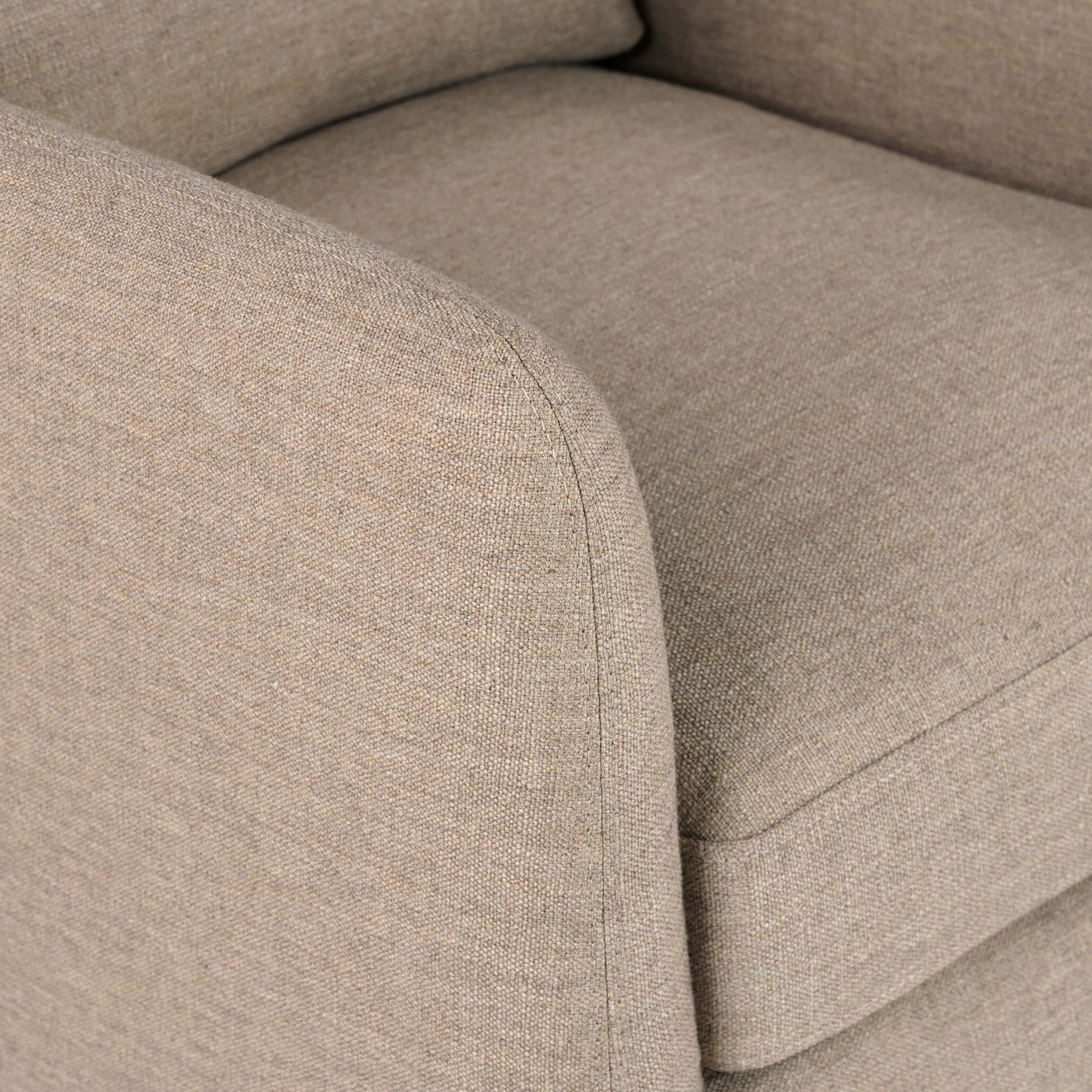 Banks Slipcover Swivel Chair, Alcala Taupe