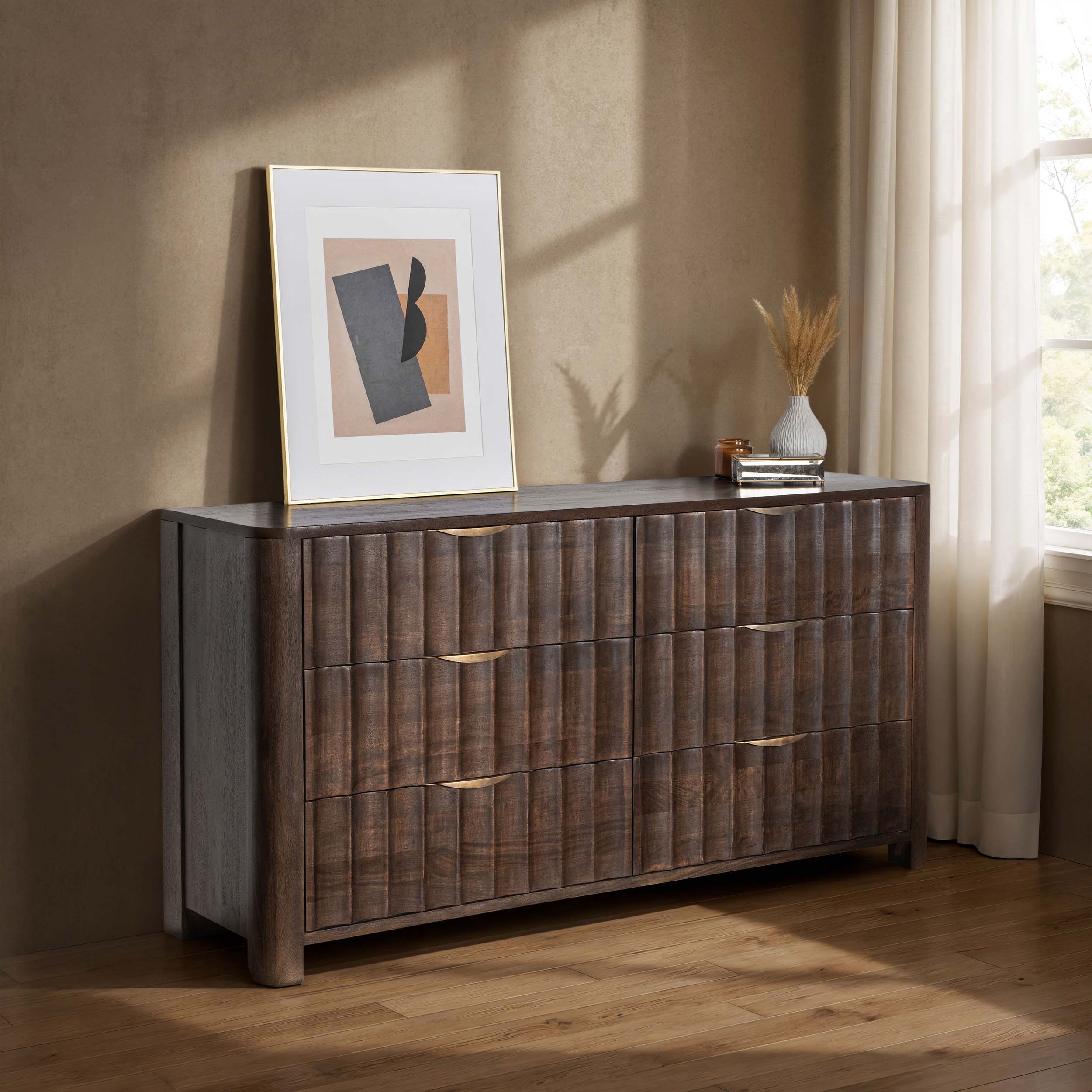 Baylee 6Dwr Dresser, Cocoa Brown