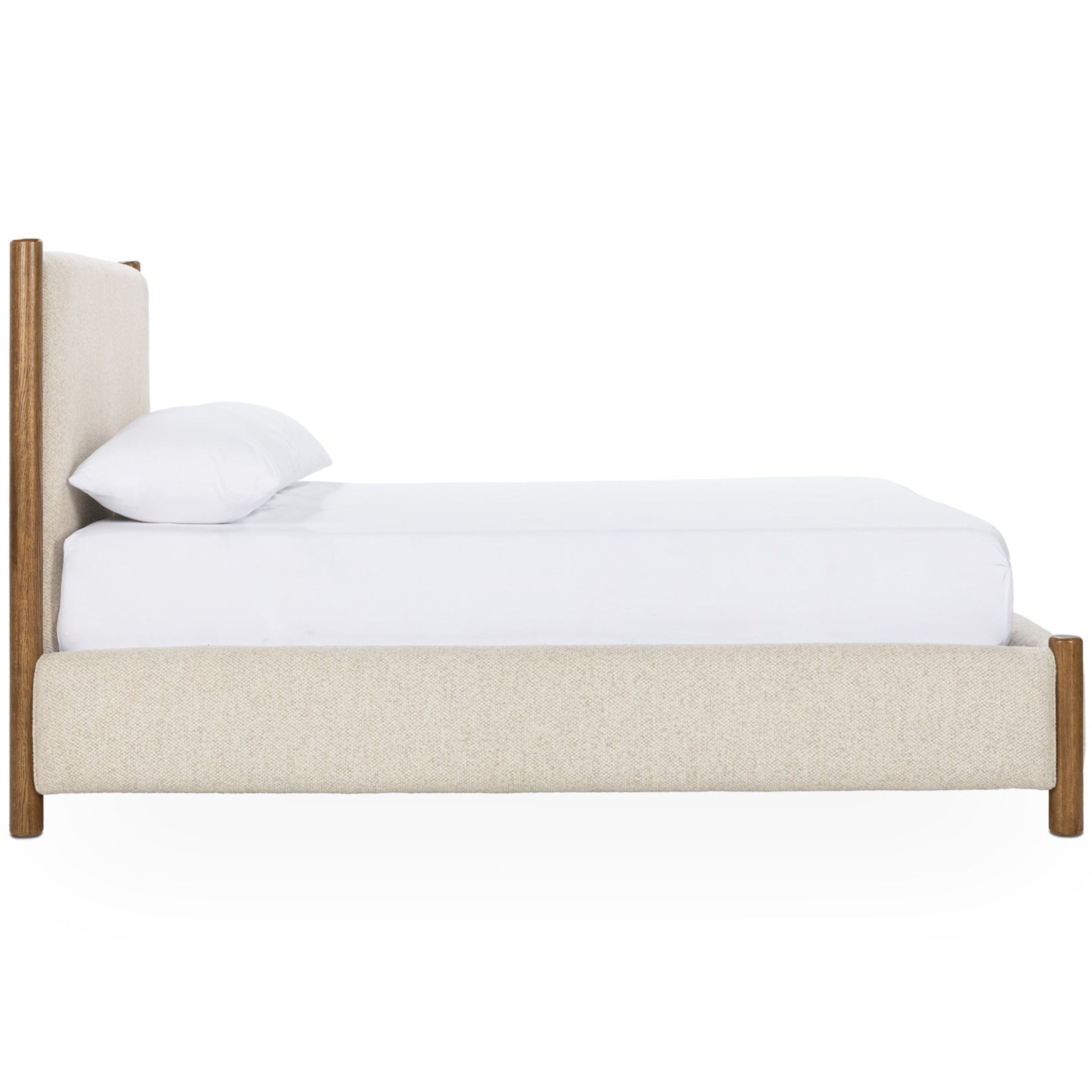 Bennington Upholstered Bed, Dusty Beige