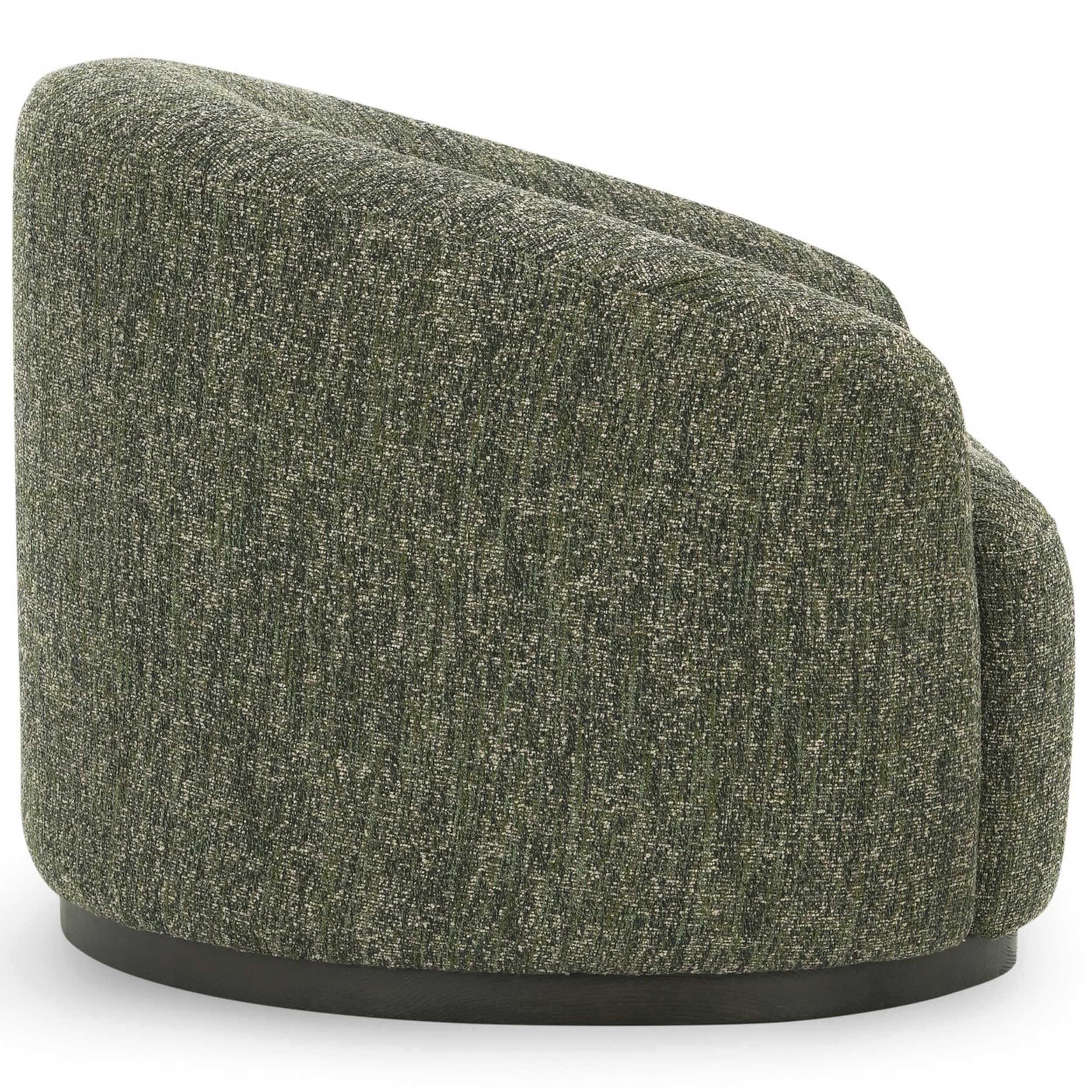 Beverly Swivel Chair, Antique Green