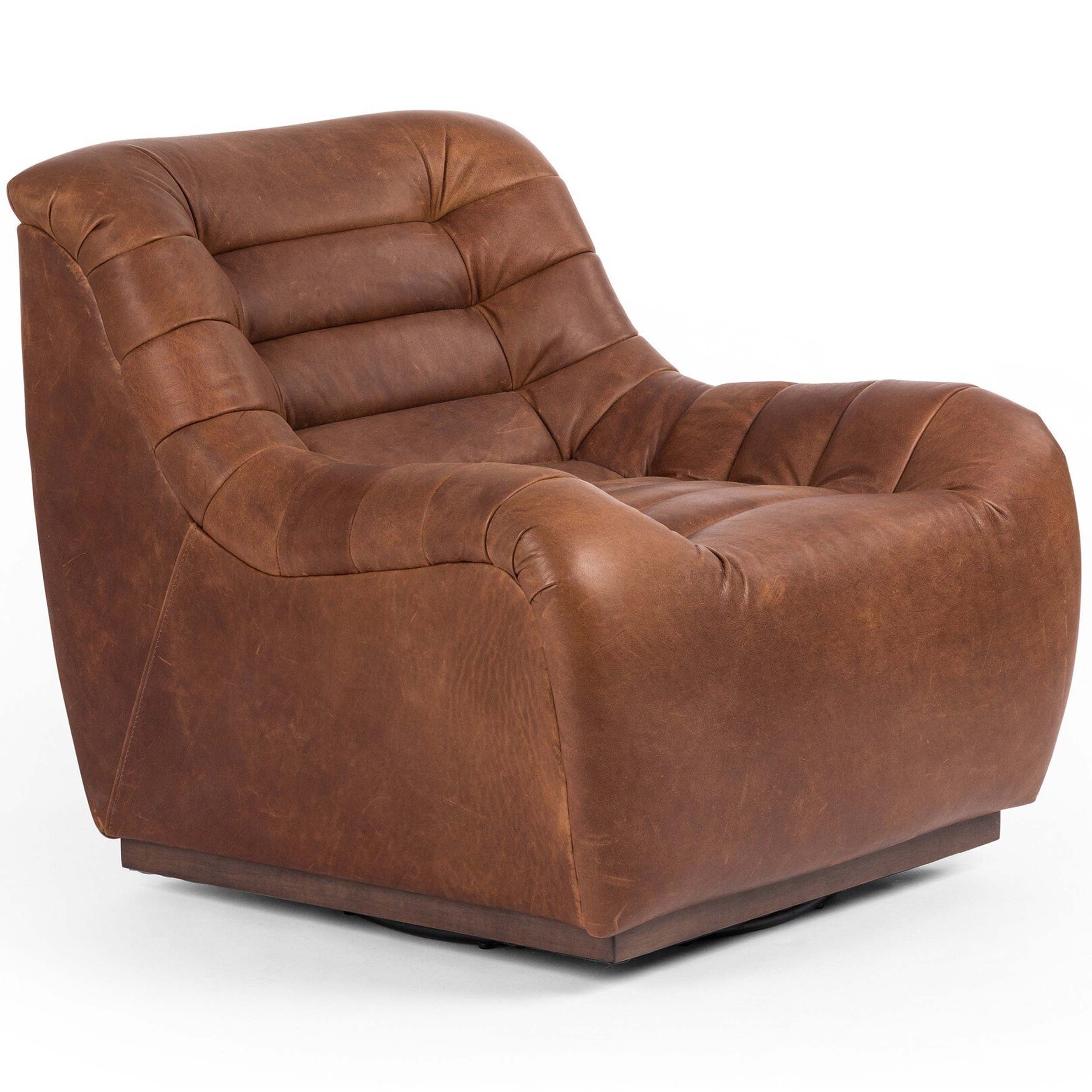 Binx Swivel Chair, Heirloom Sienna
