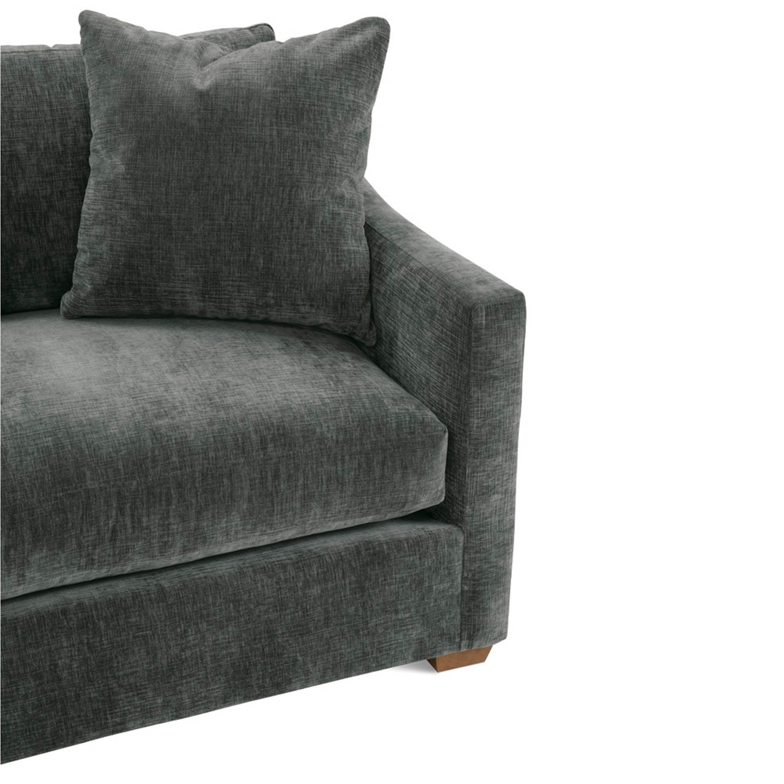 Bradford Quick Ship 2-Piece Sectional, Grey