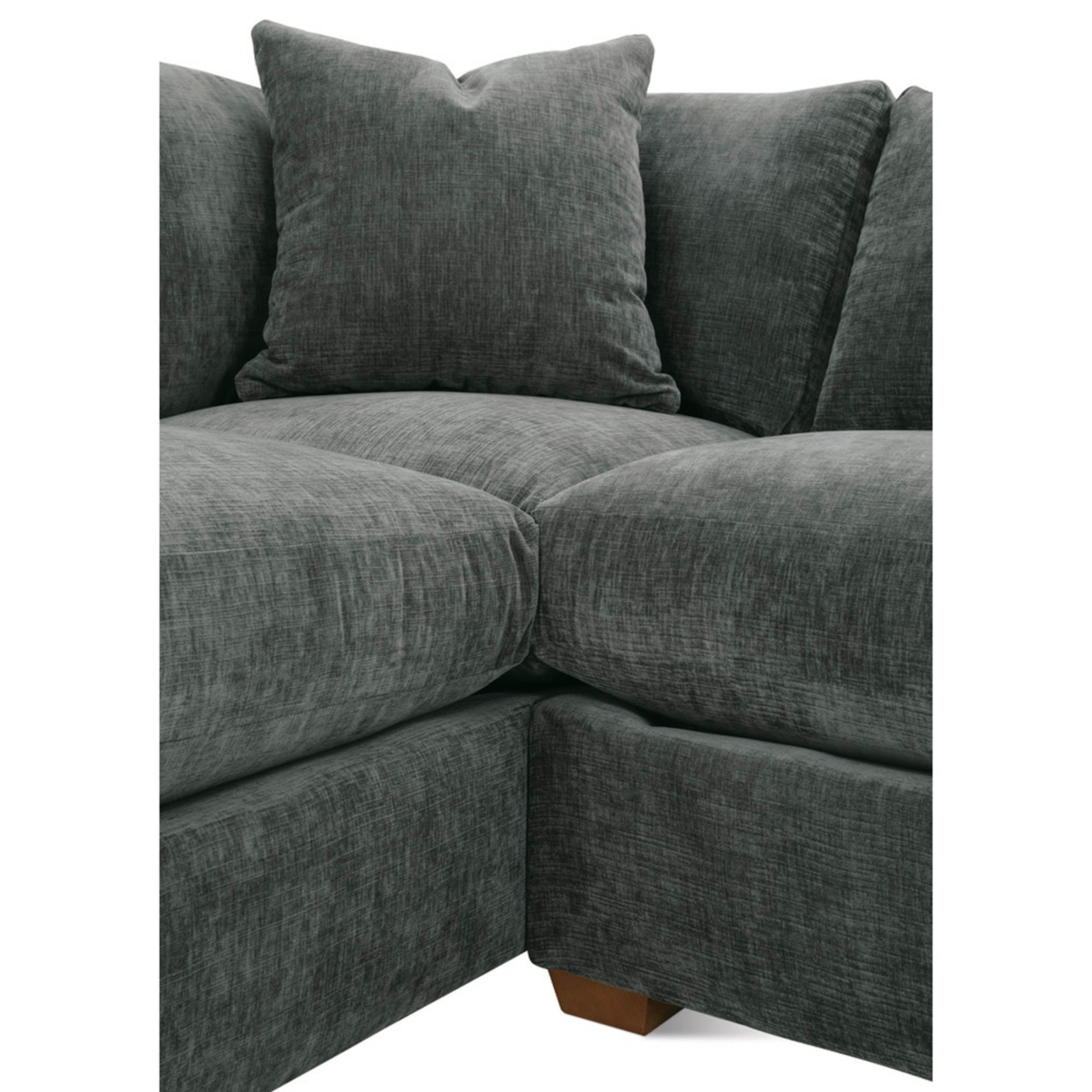 Bradford Quick Ship 2-Piece Sectional, Grey