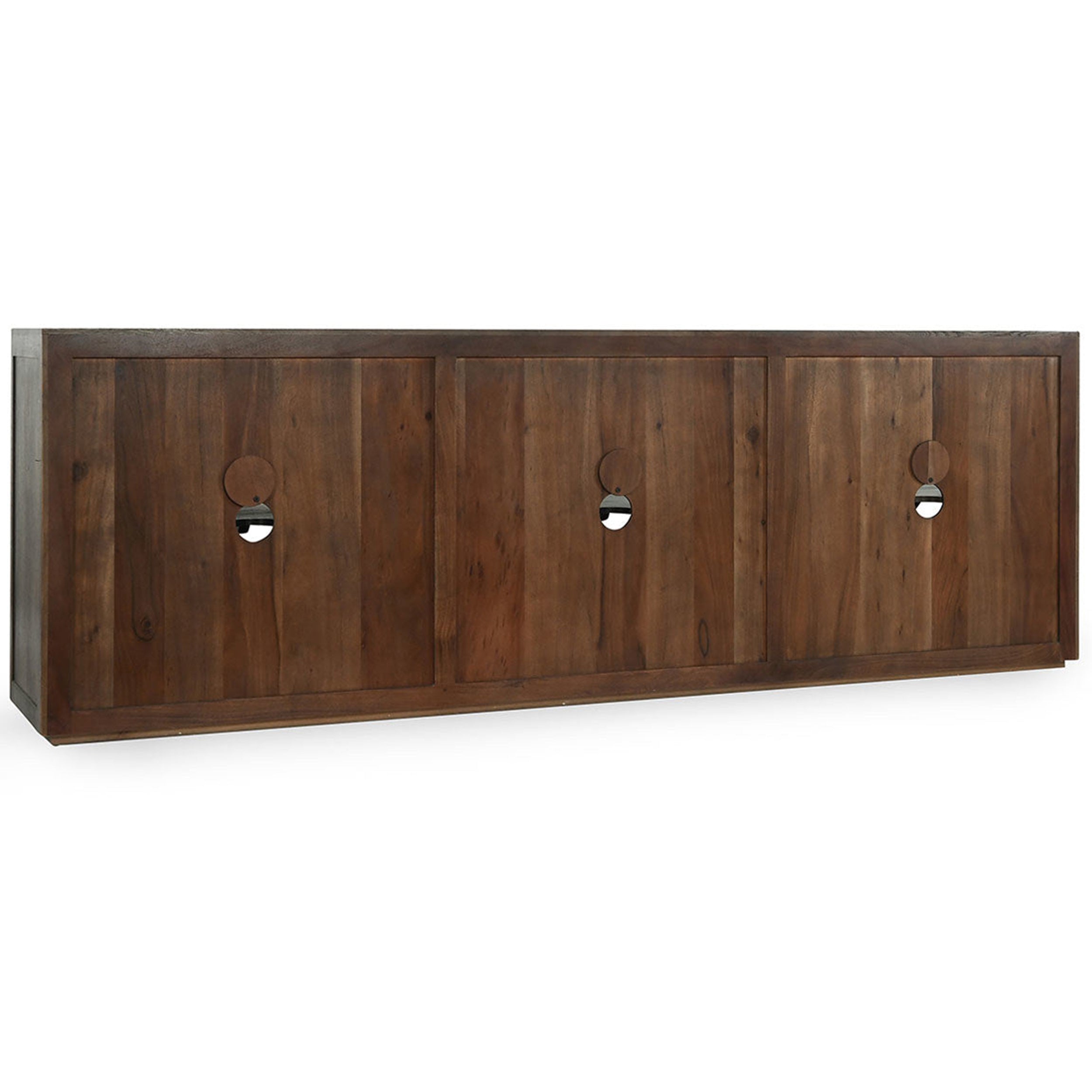 Bradley Solid Wood 6 Dr Cabinet, Landmark Brown