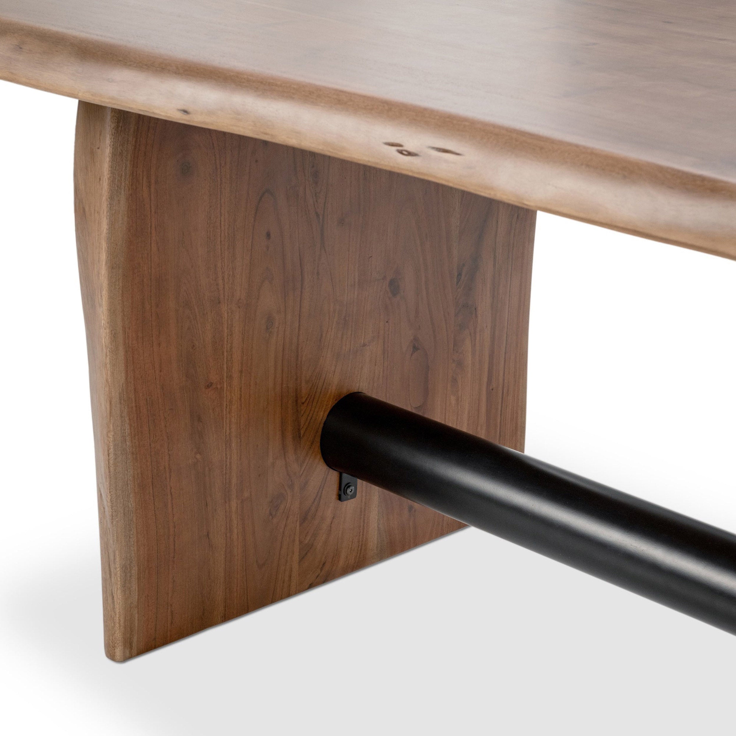 Brinton Live Edge Dining Table, Natural