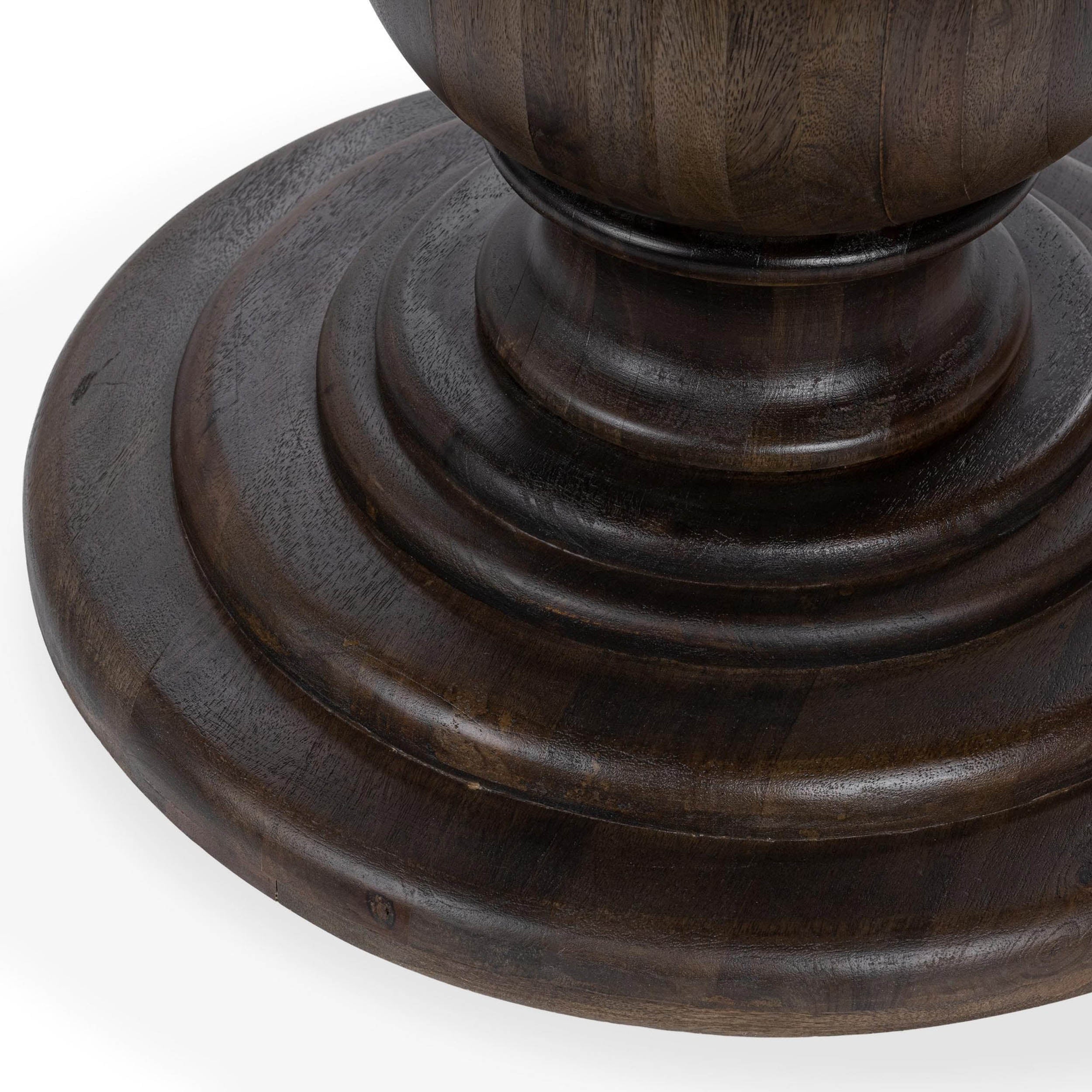 Brookside Solid Wood Dining Table, Cocoa Brown