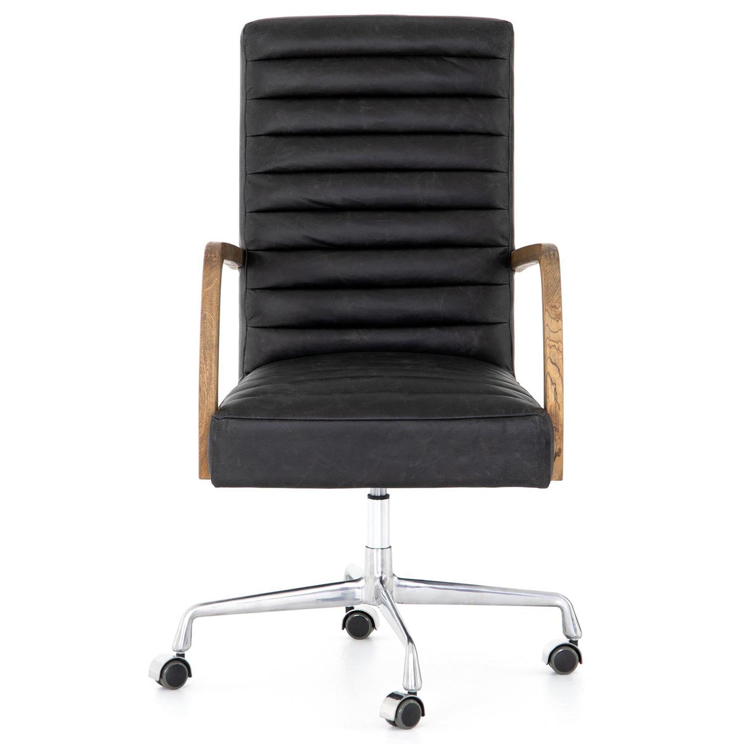 Bryson Channeled Desk Chair, Durango Smoke