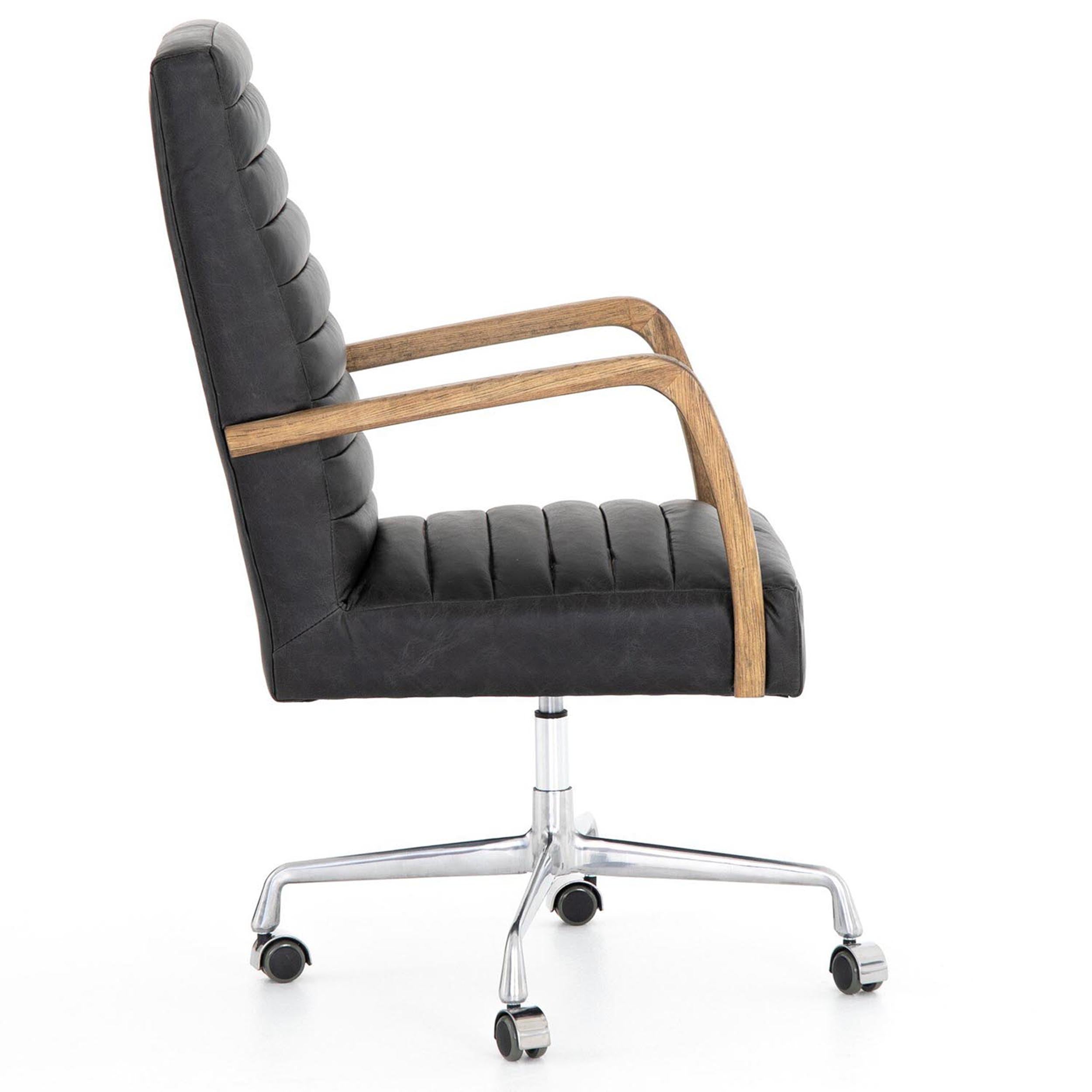 Bryson Channeled Desk Chair, Durango Smoke