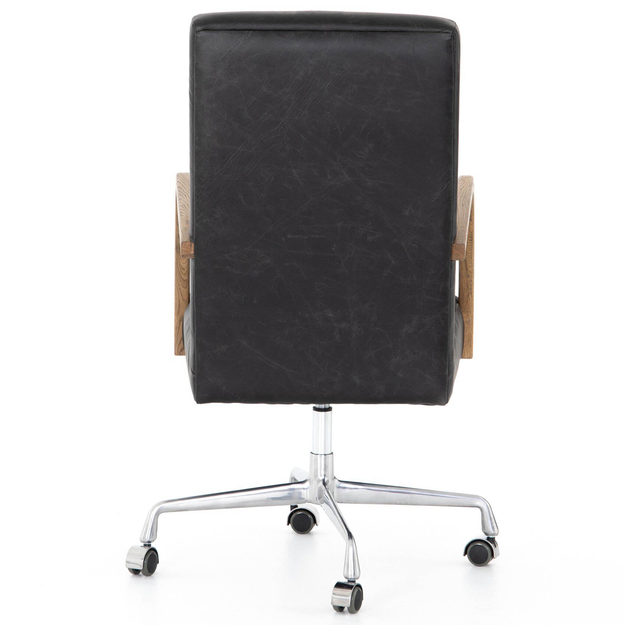 Bryson Channeled Desk Chair, Durango Smoke