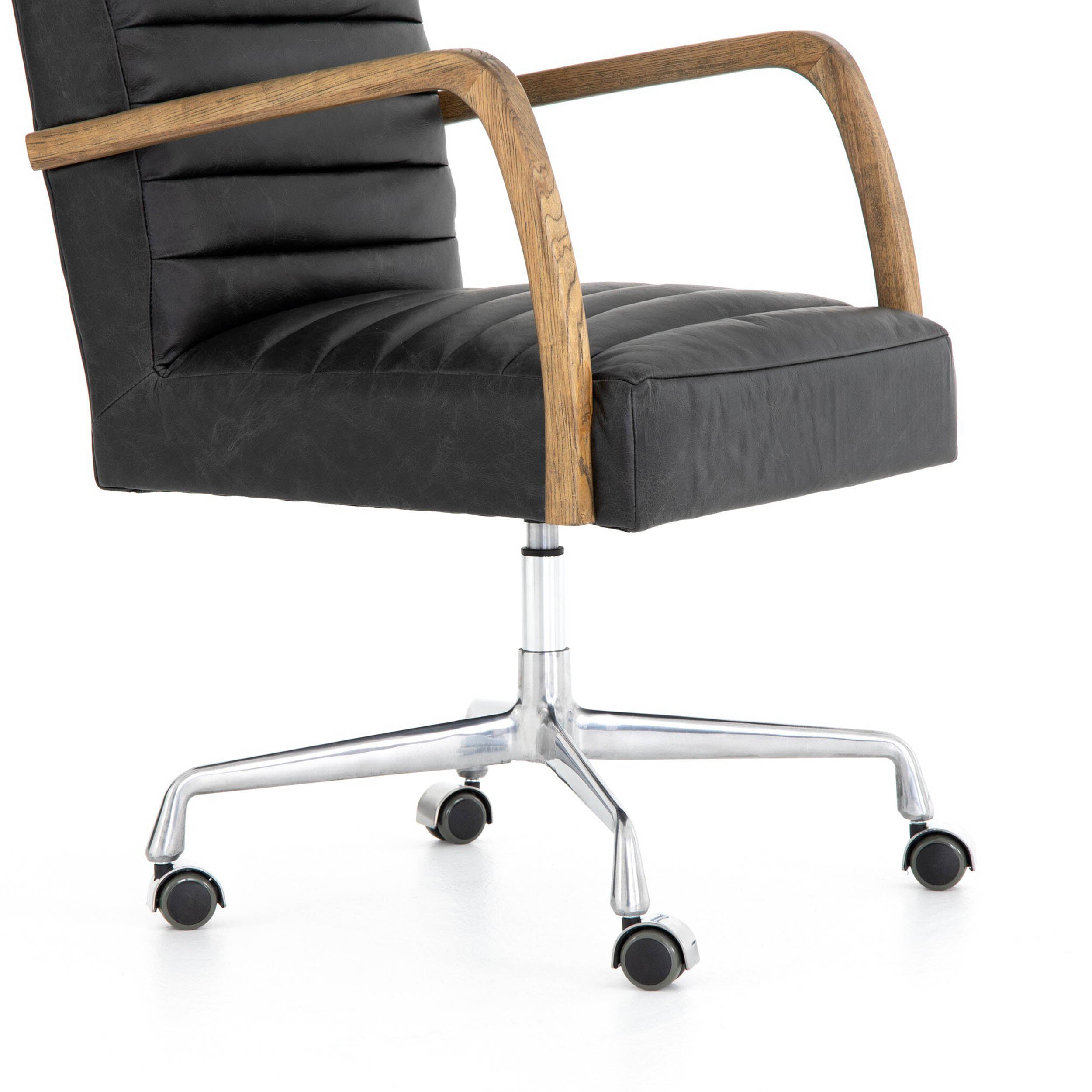Bryson Channeled Desk Chair, Durango Smoke