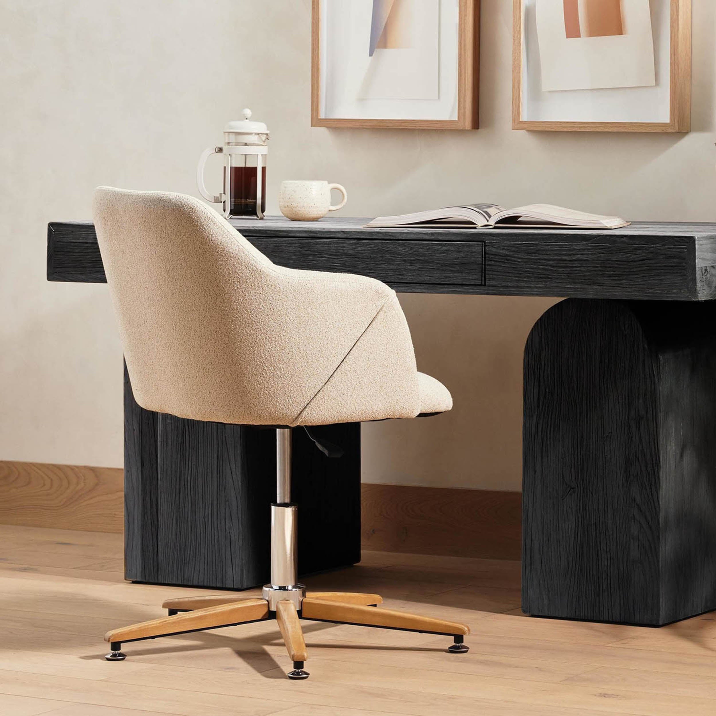 Edna Desk Chair, Fedora Oatmeal