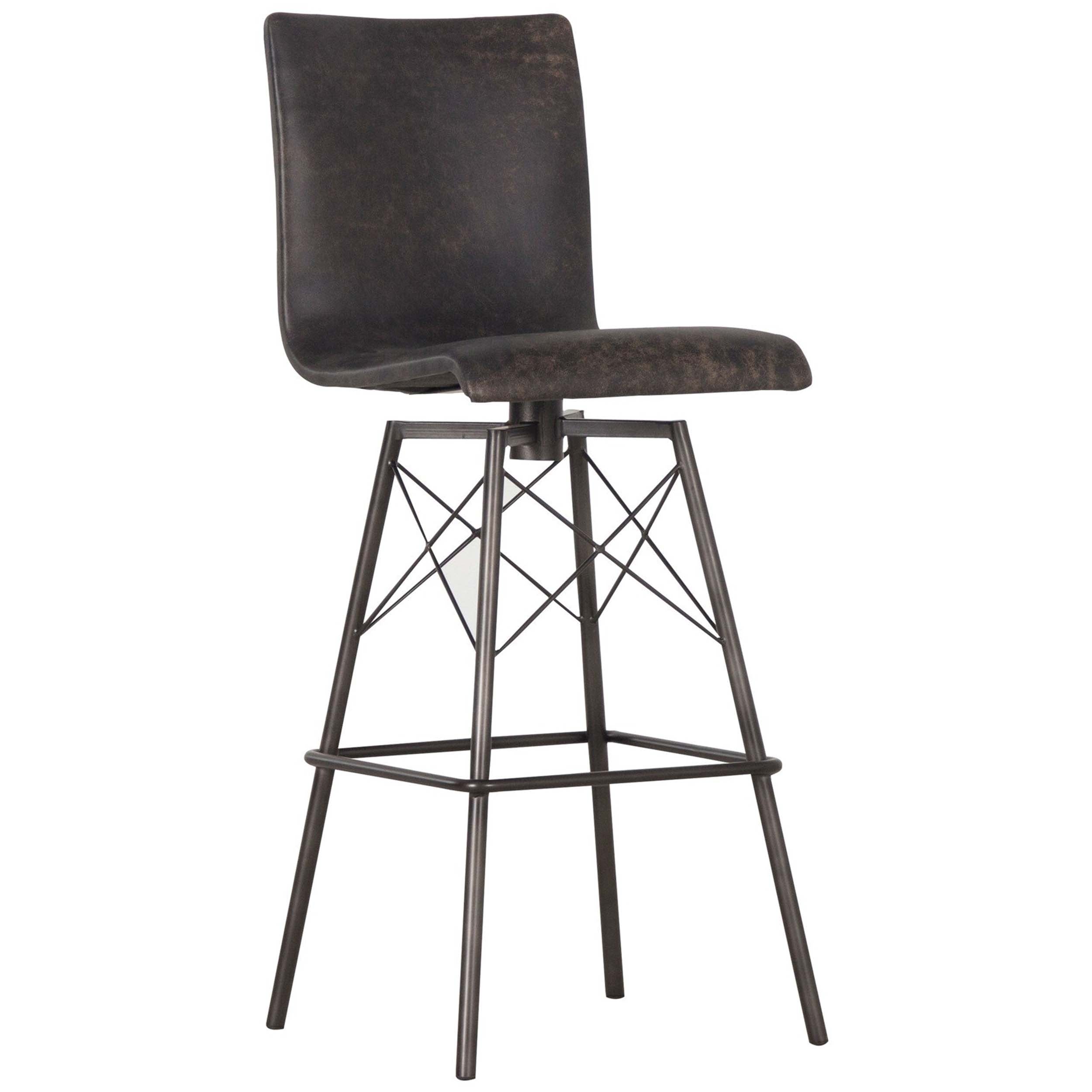 Diaw Bar + Counter Stool, Rialto Ebony