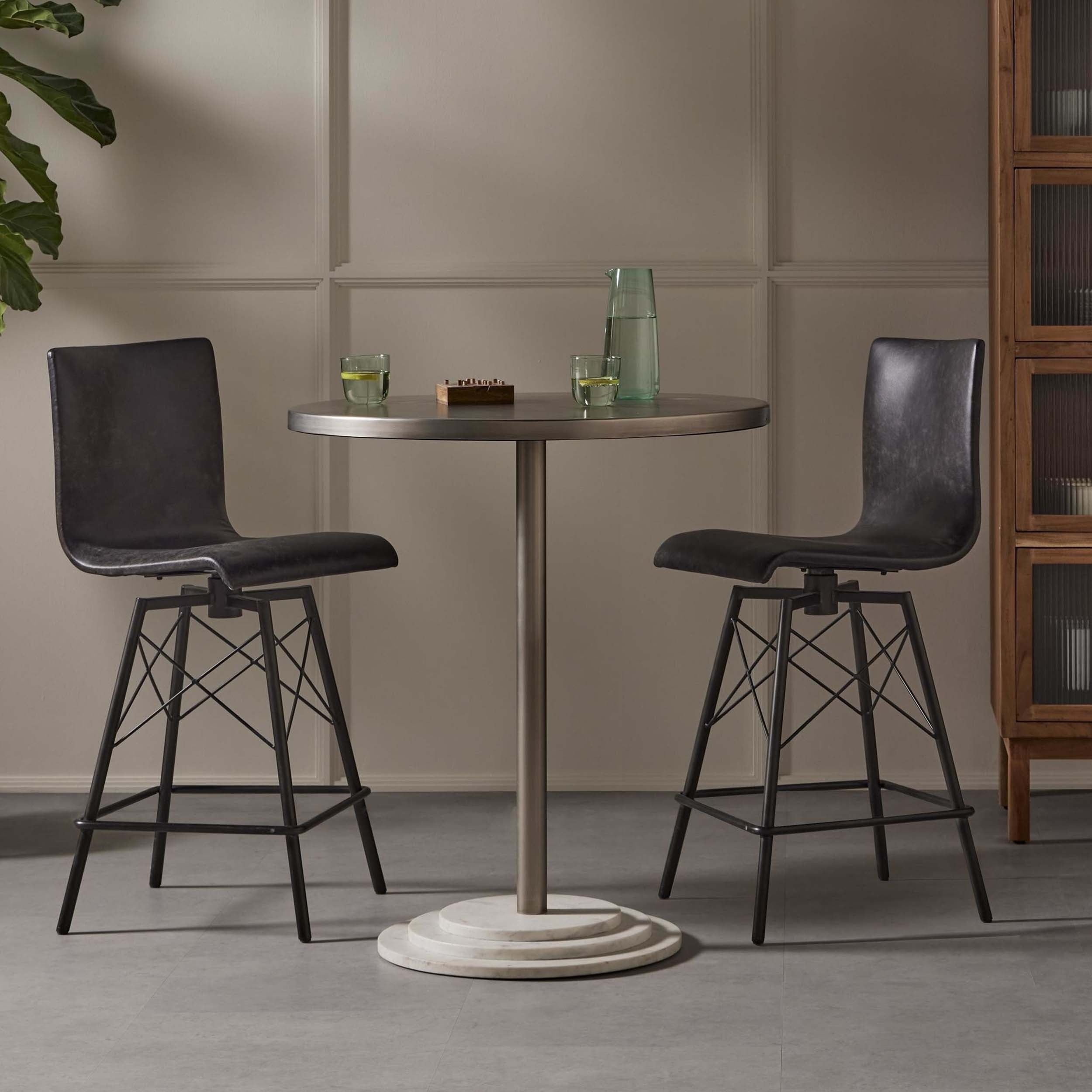 Diaw Bar + Counter Stool, Rialto Ebony