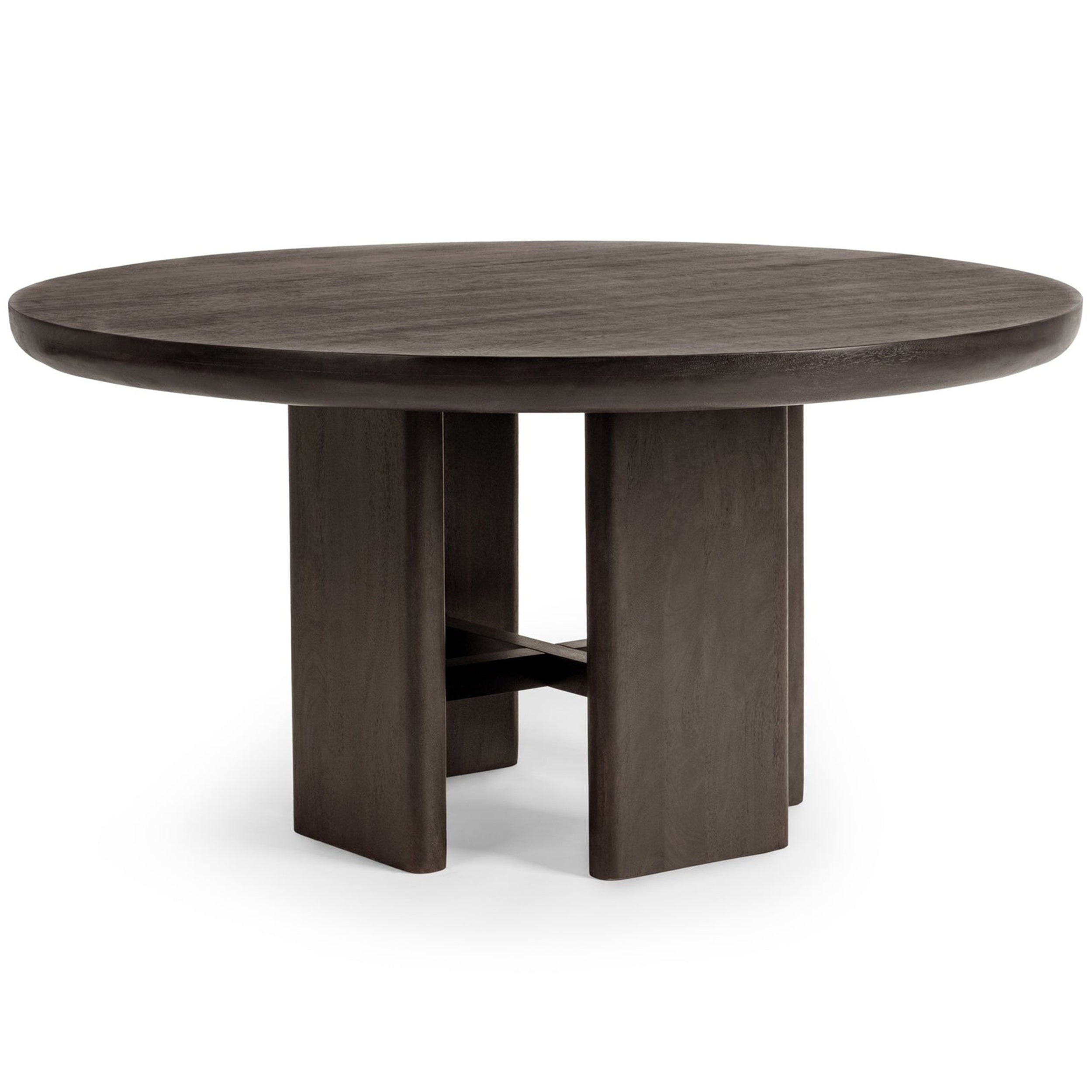 Celedon 60" round Dining Table, Truffle Roast