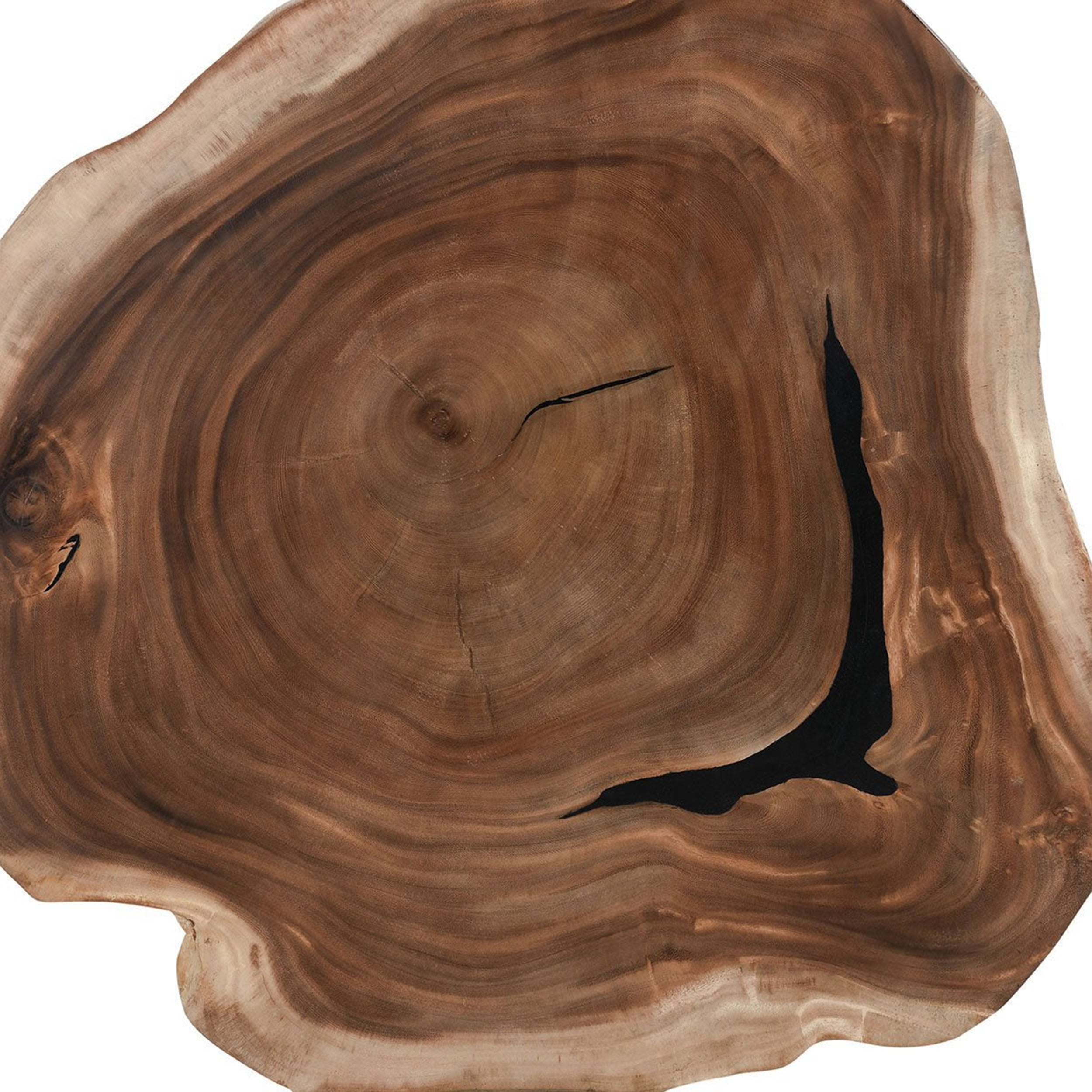 Celine Solid Live Edge Coffee Table, Natural