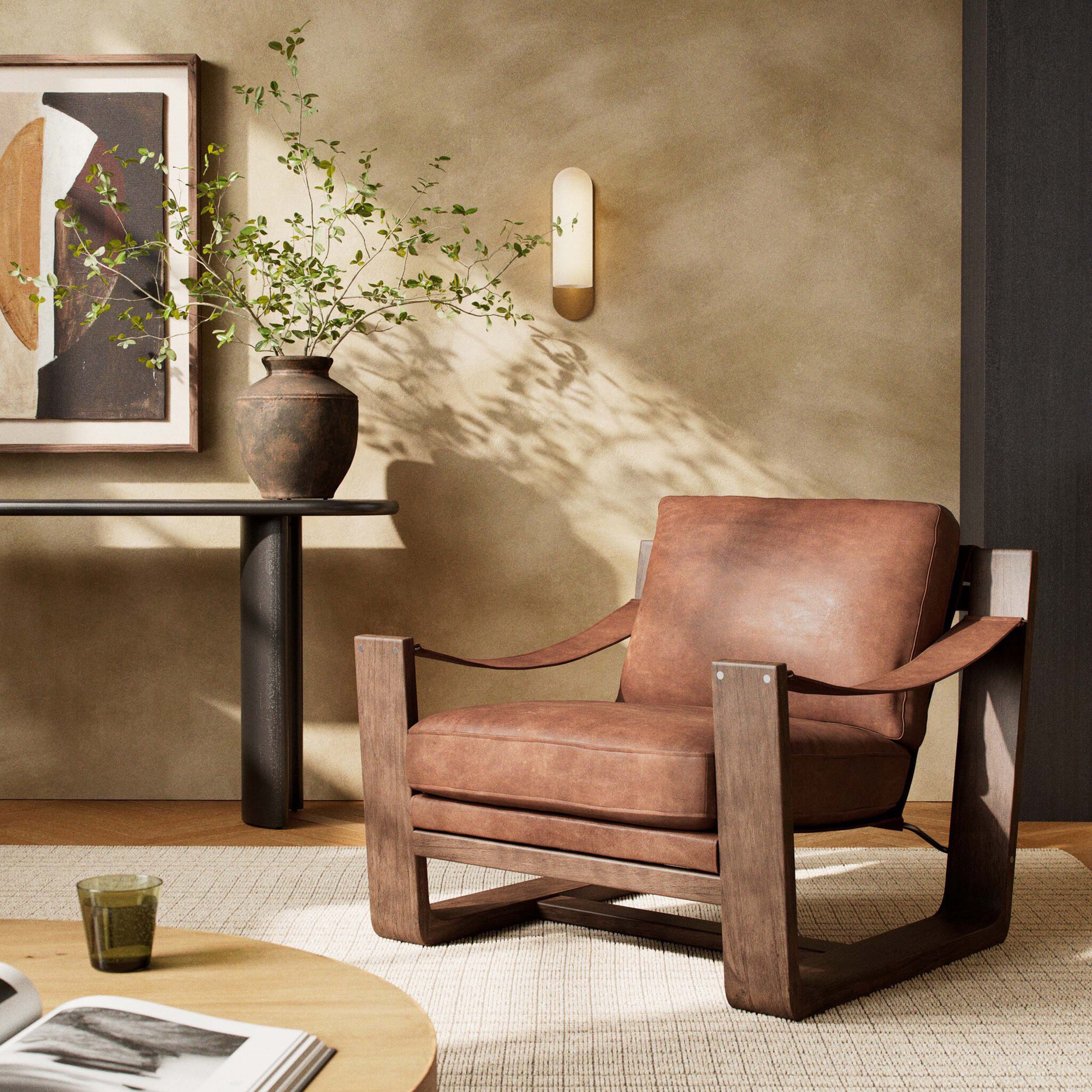 Cesar Chair, Heirloom Sienna