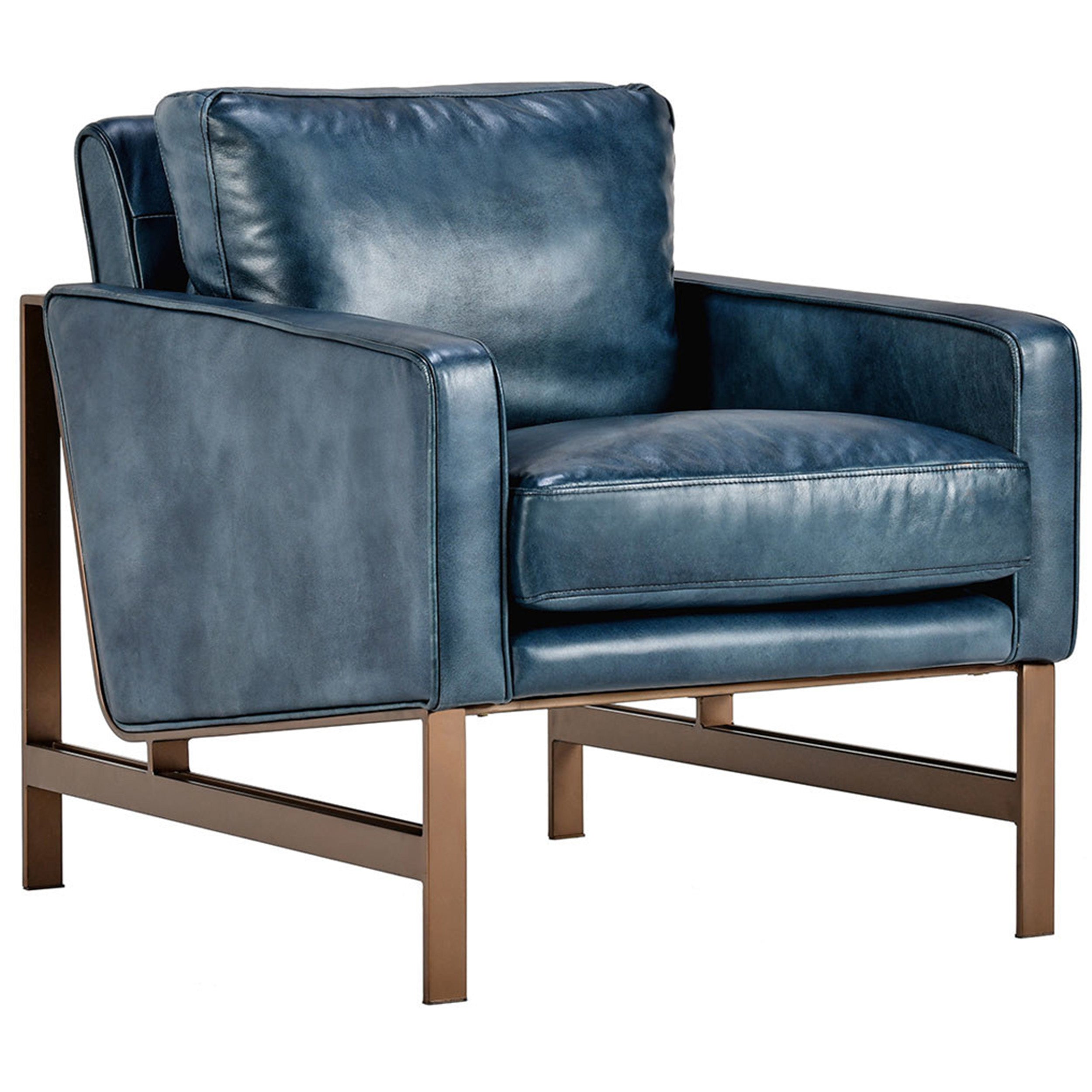 Chazzie Club Chair, Atlantic Blue