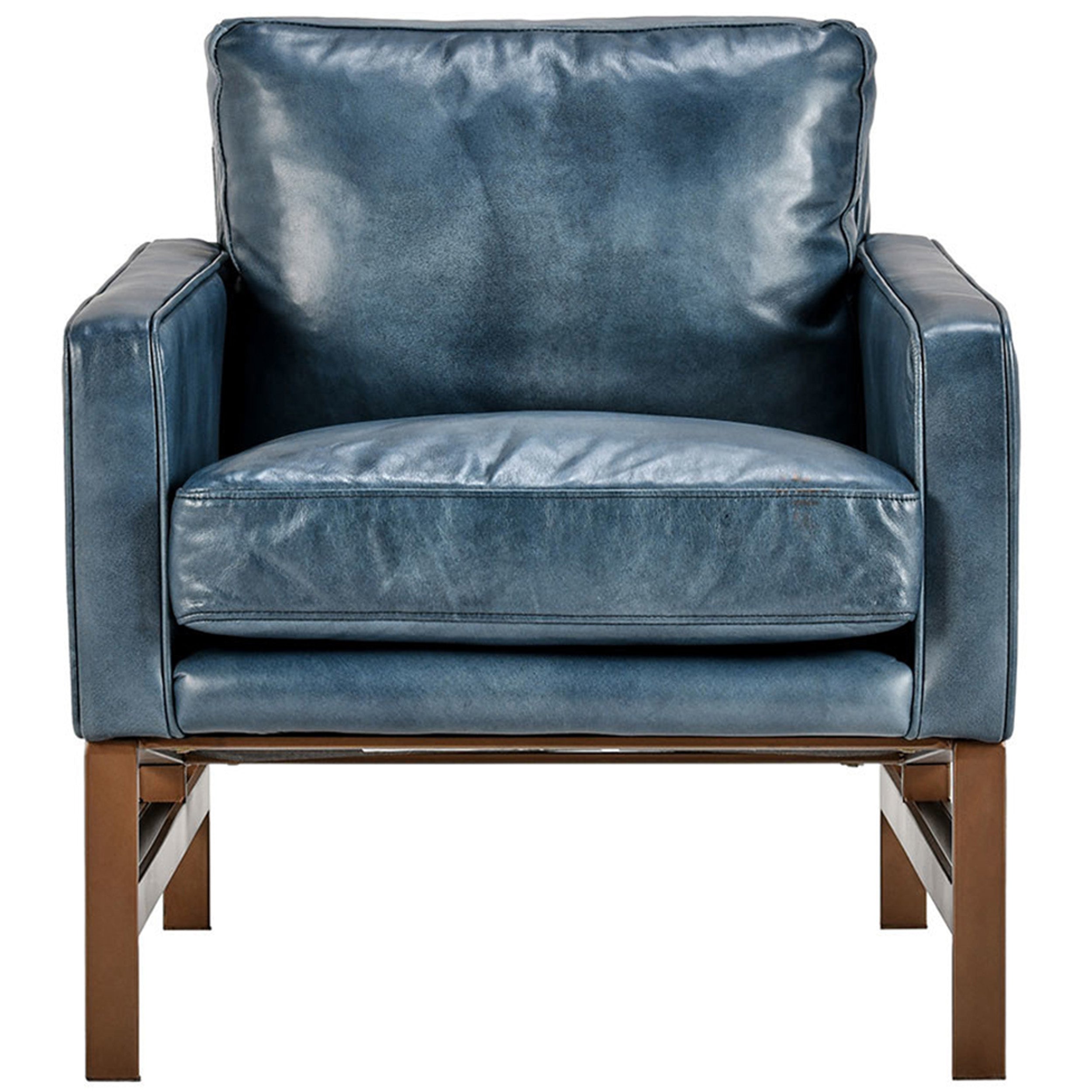 Chazzie Club Chair, Atlantic Blue