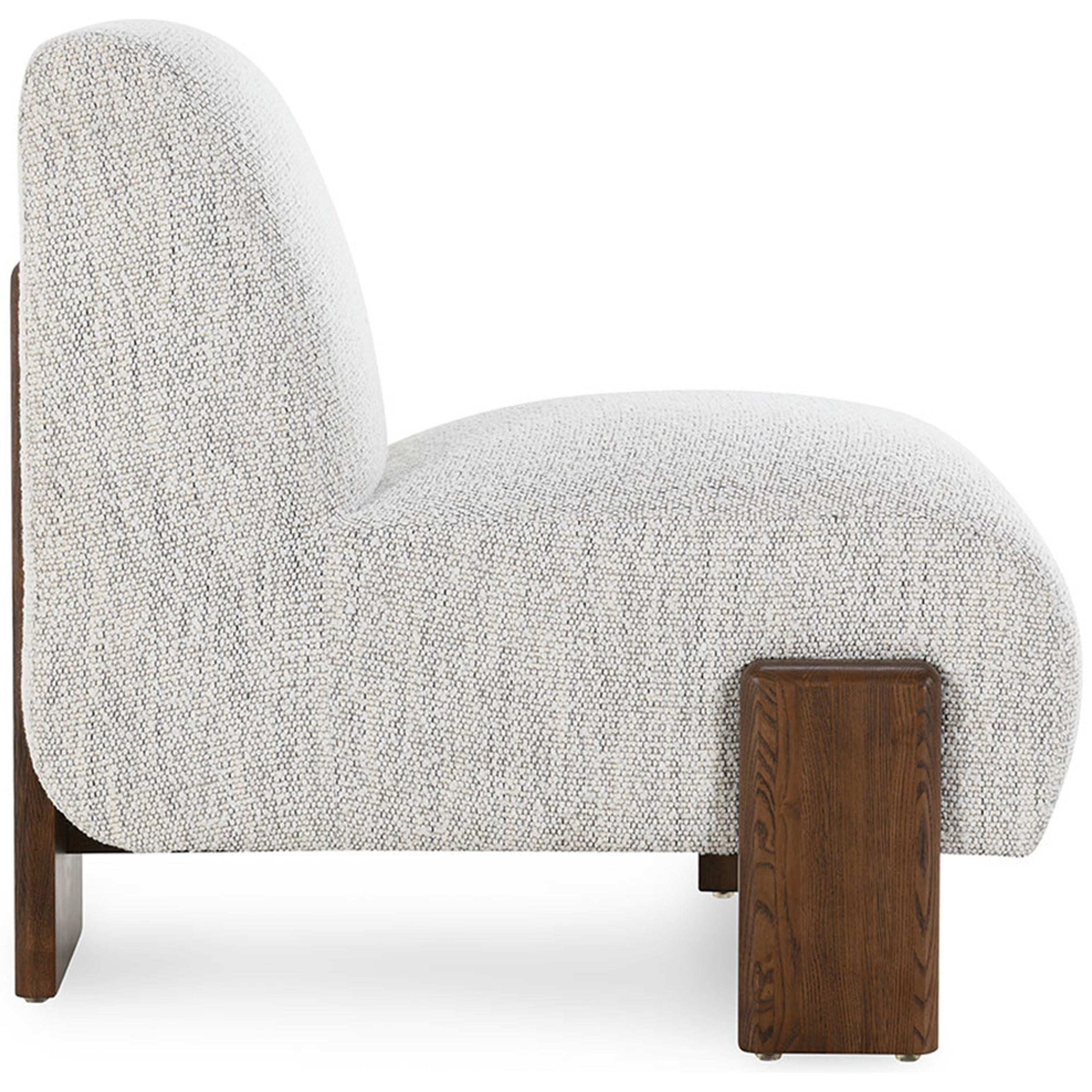 Chelsea Upholstered Accent Chair, Ivory