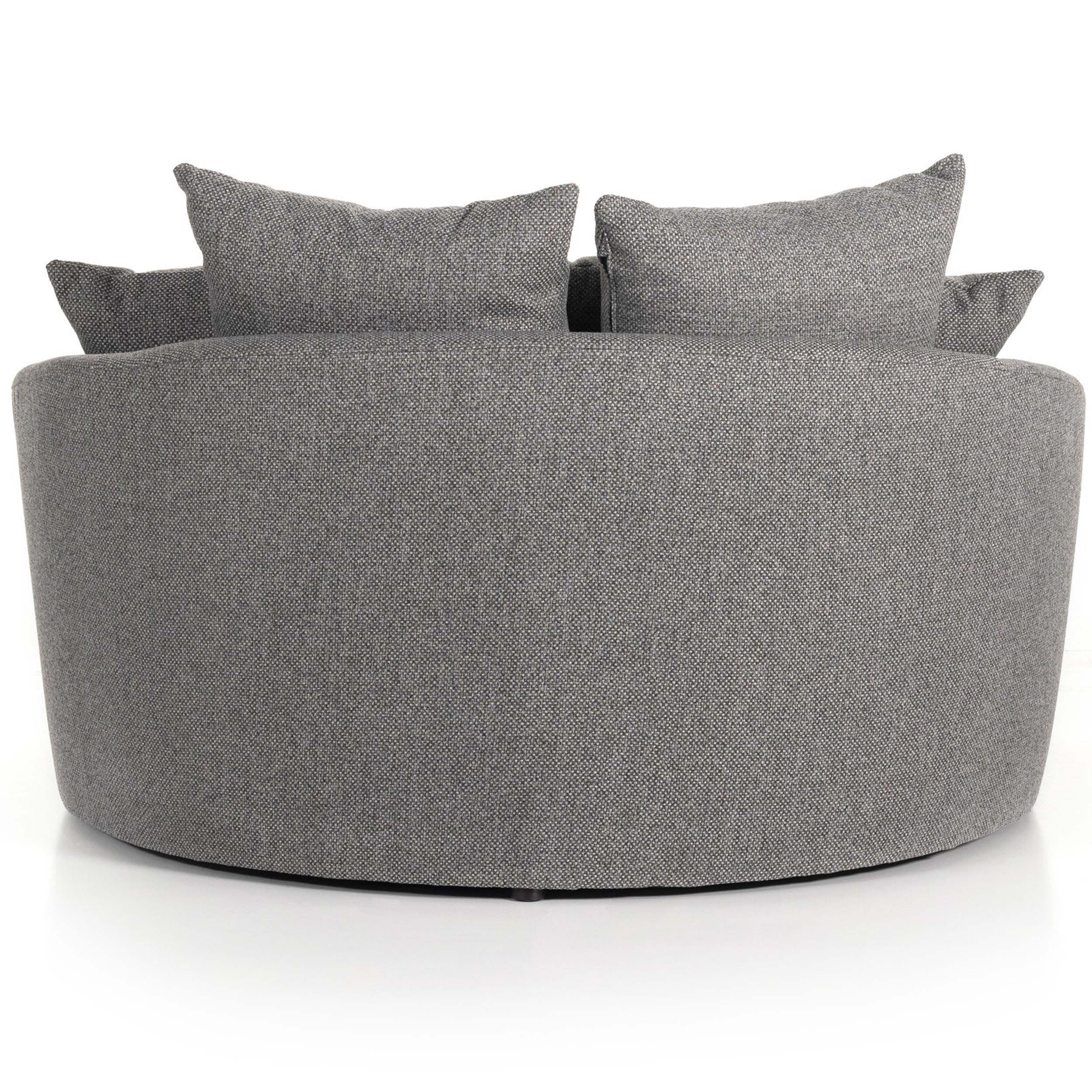 Chloe Media Lounger, Fallon Charcoal
