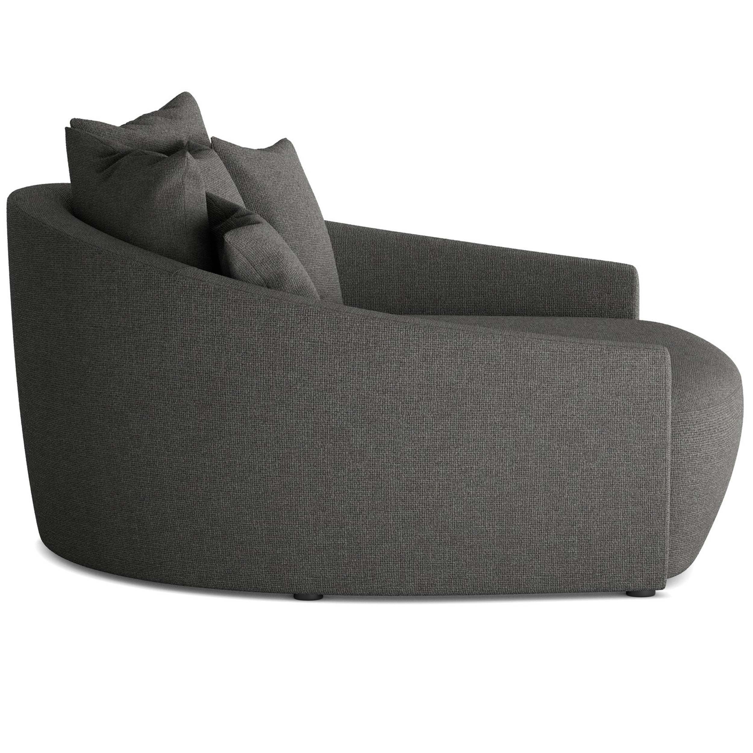 Chloe Media Lounger, Gibson Smoke