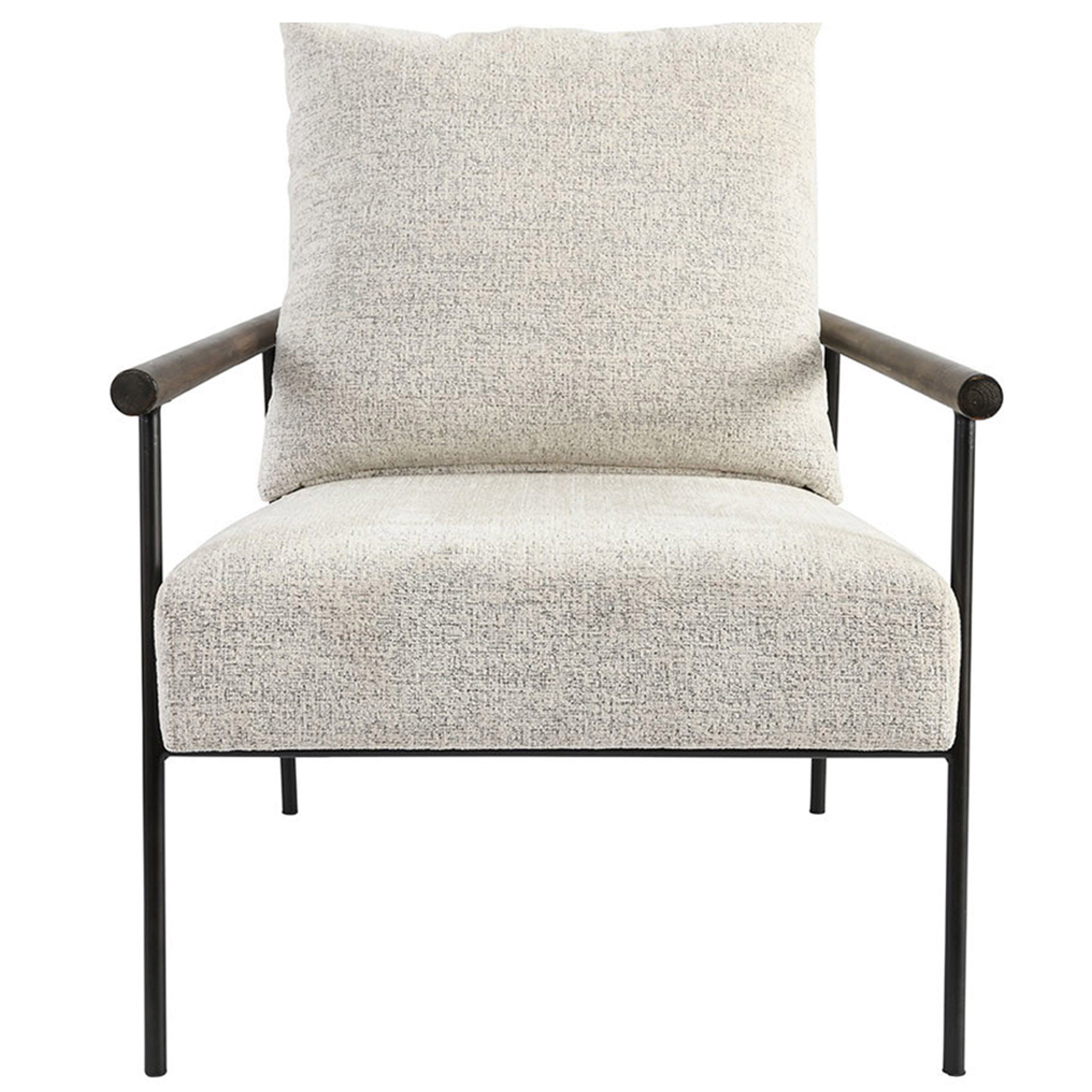 Cohen Accent Chair, Ivory