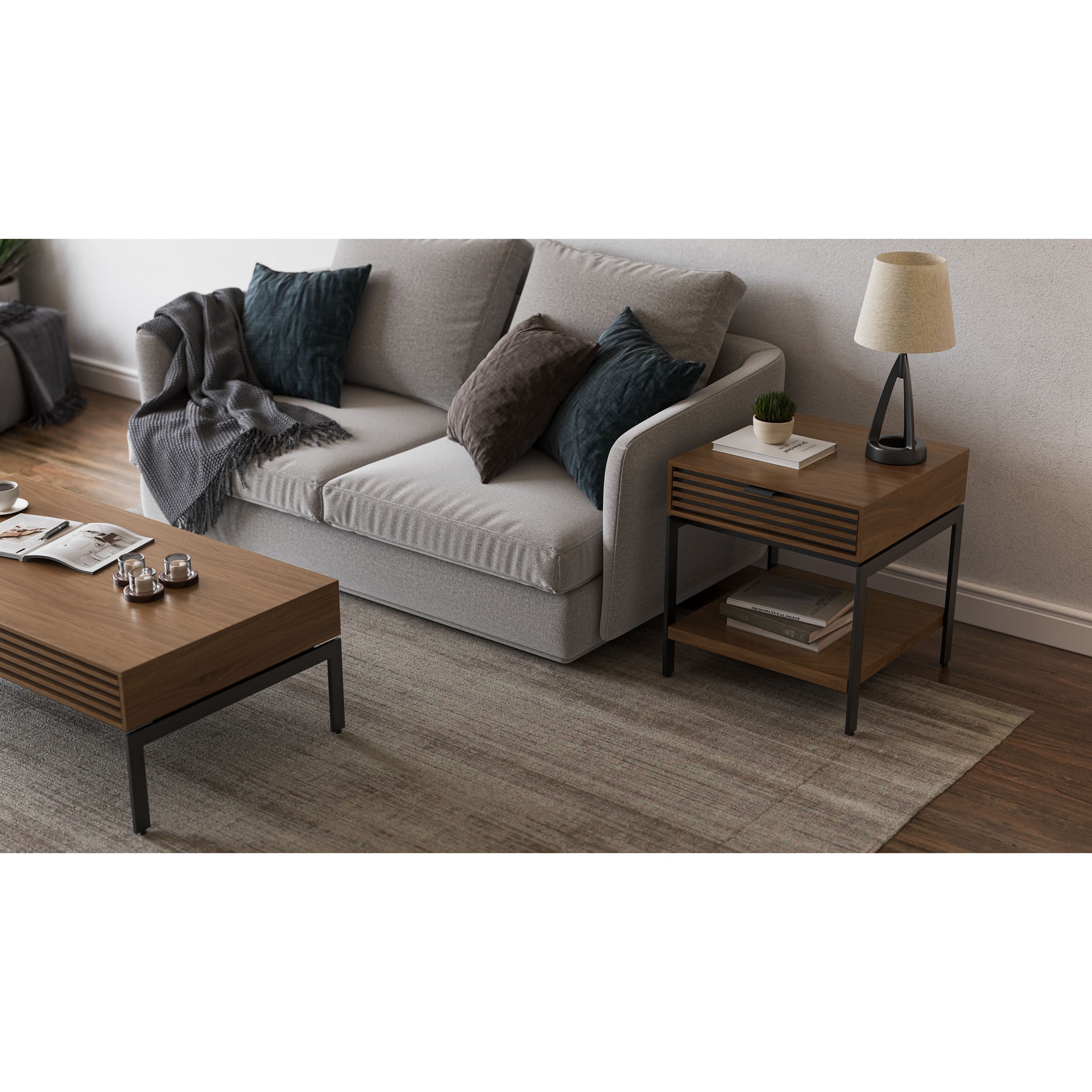 Cora 1176, Natural Walnut