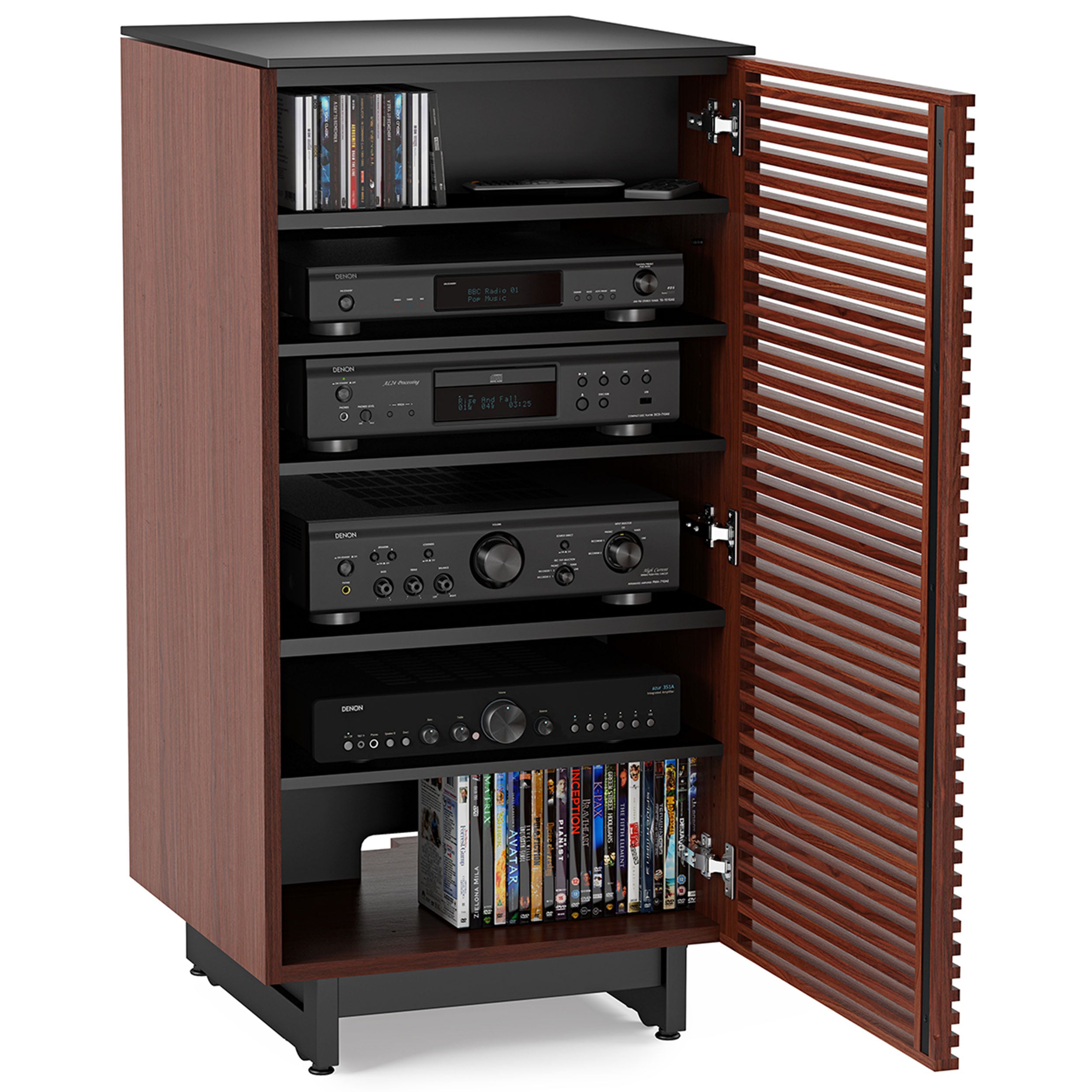 Corridor Media 8172, Chocolate Stained Walnut