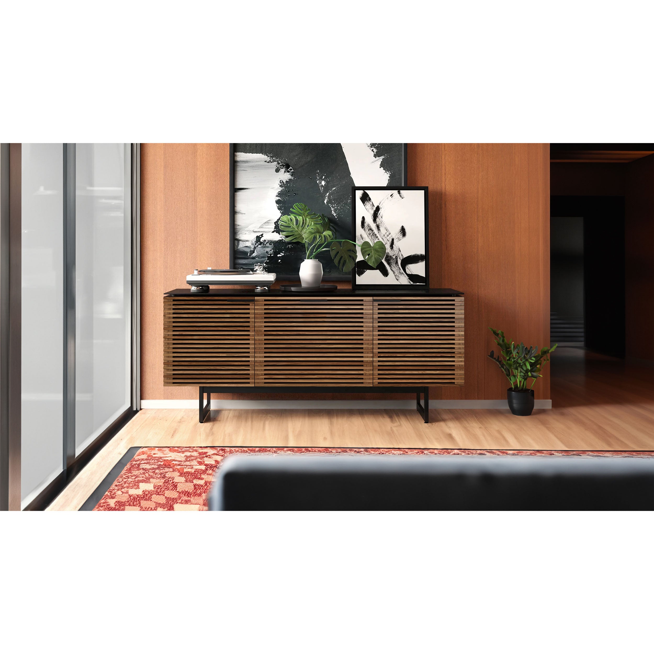 Corridor Media 8177, Natural Walnut