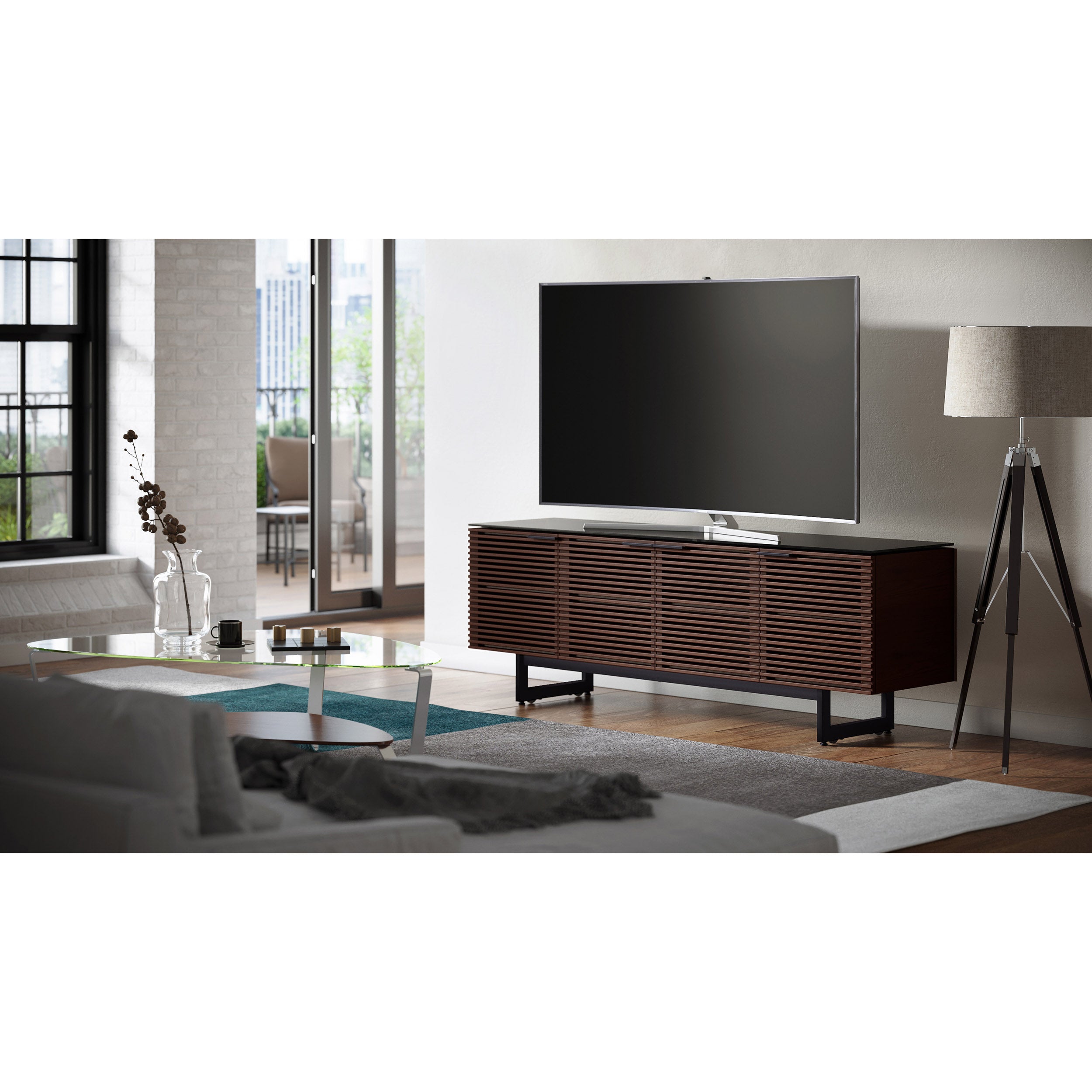 Corridor Media 8179, Chocolate Stained Walnut